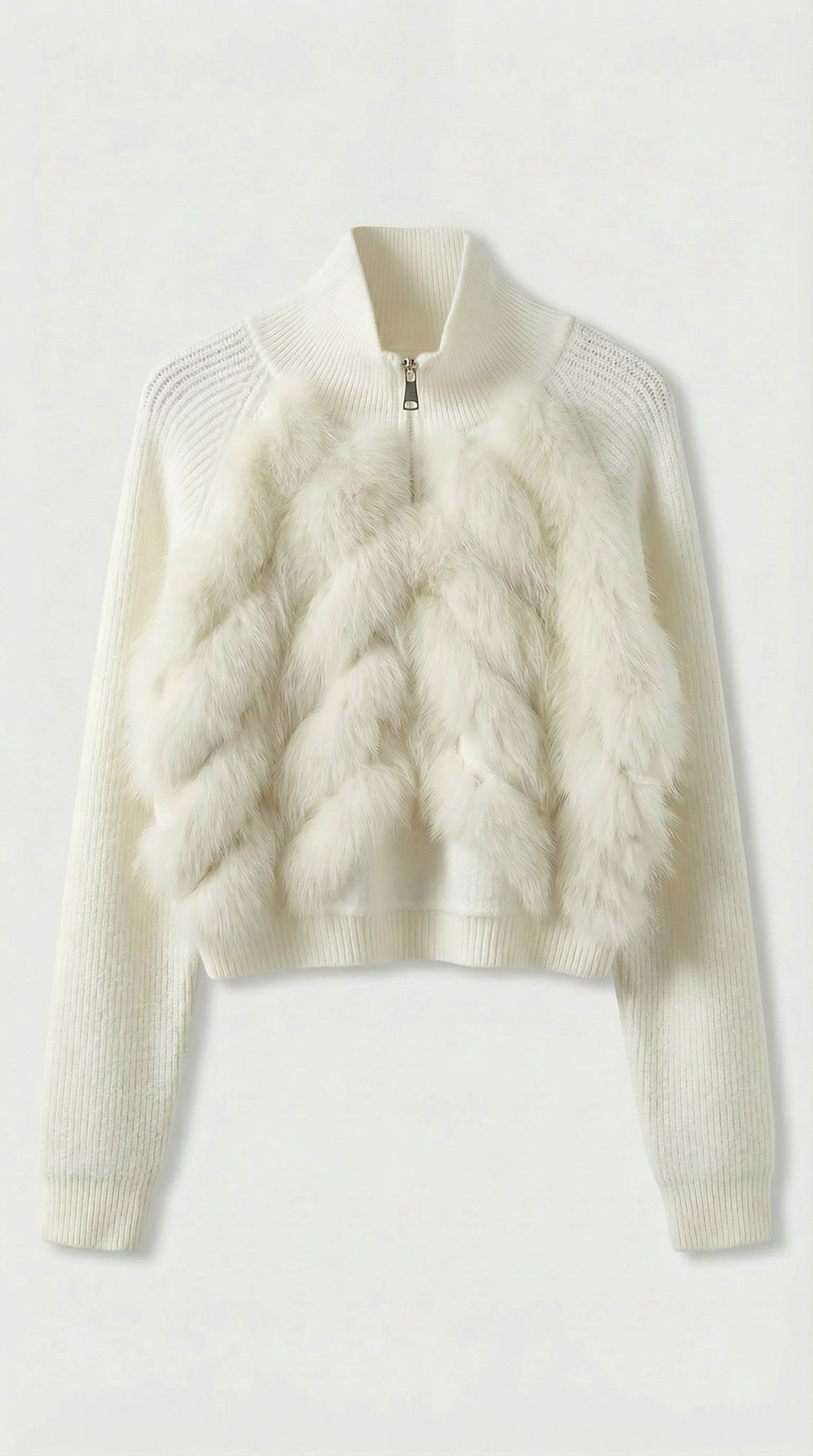 Glase - Lockerer Fuchs-Pelzpullover