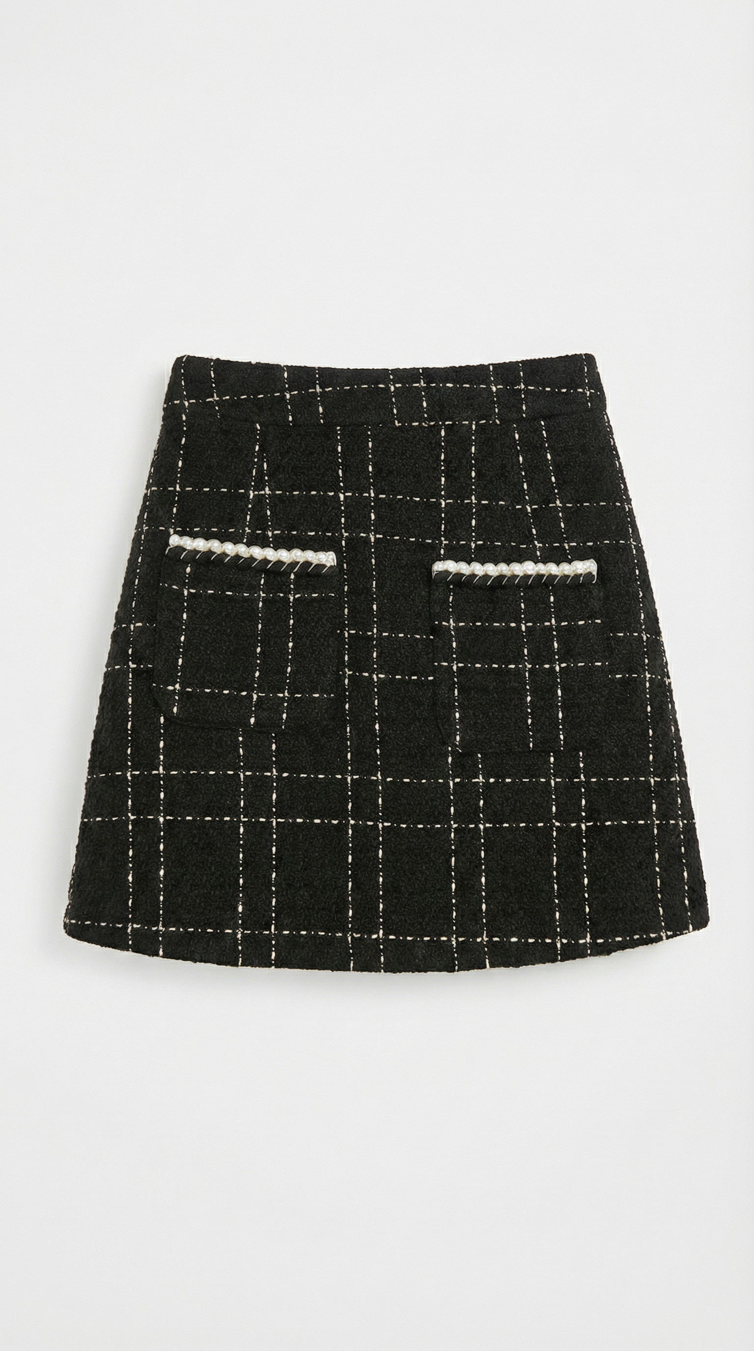 Skara - Conjunto de Traje de Tweed con Chaqueta y Falda
