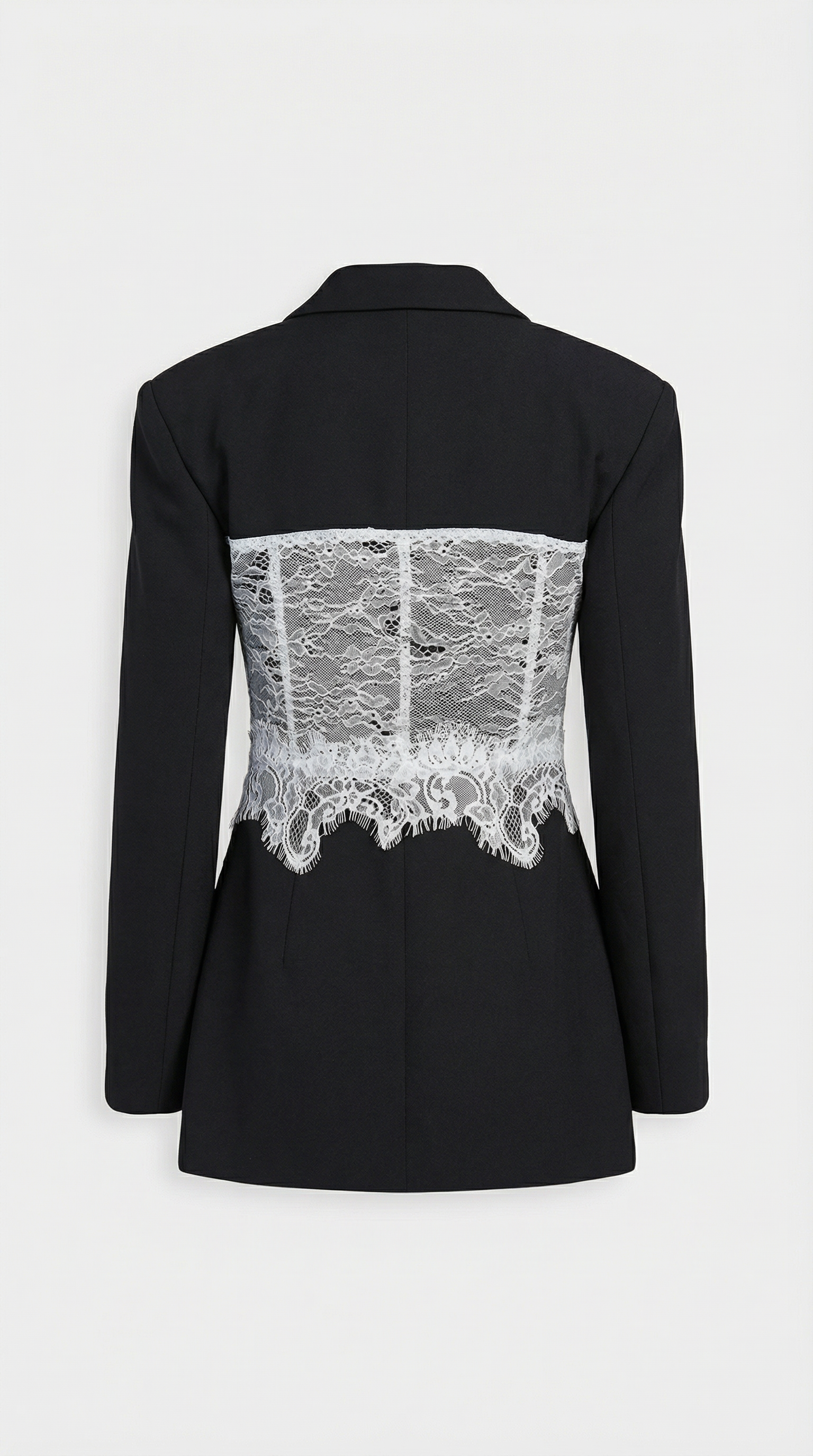 Boreal - Gespaltenes Spitzen-Blazer für mit V-Kragen und langen Ärmeln