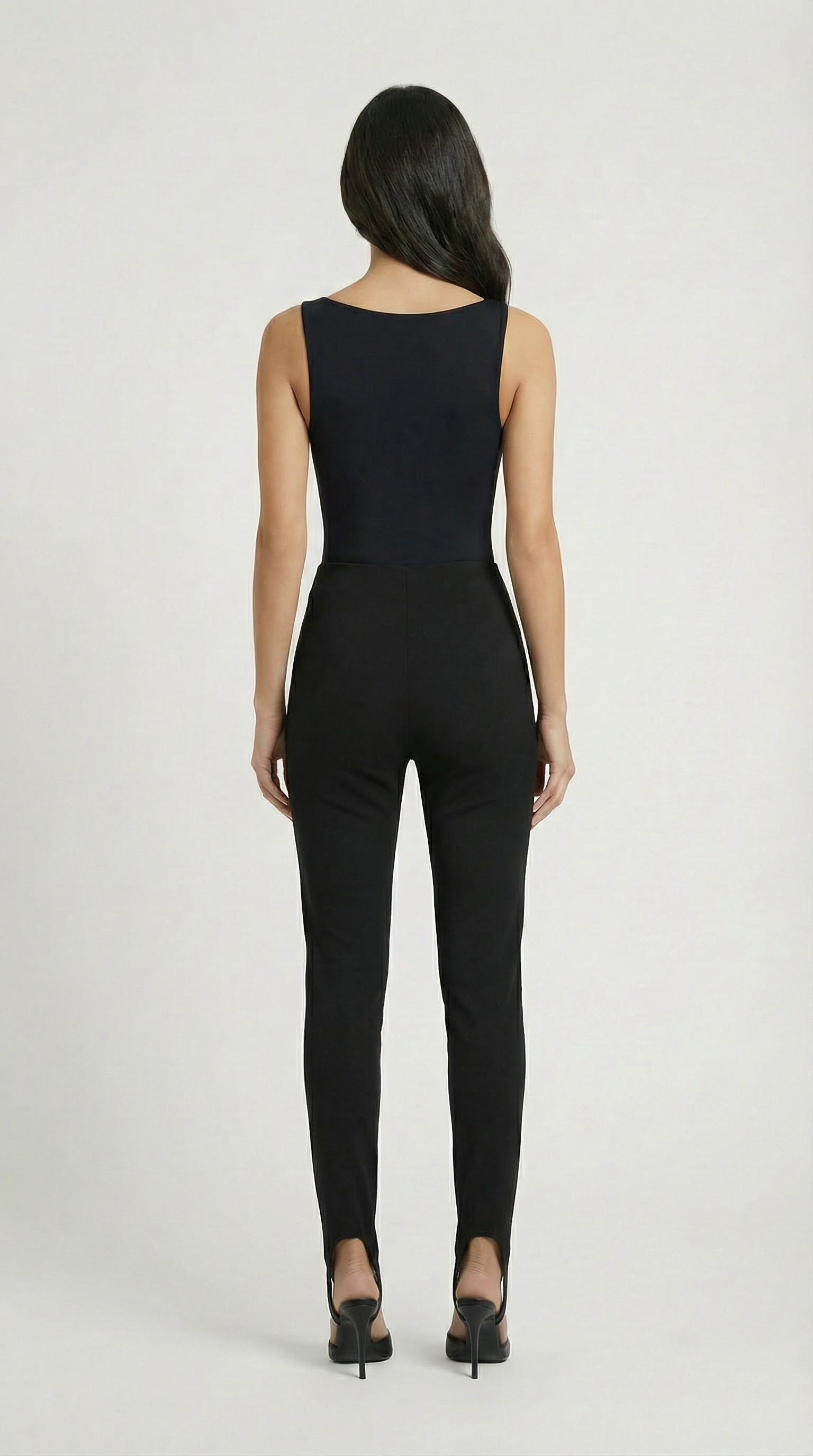 Kori - Pantalones ajustados con diseño de cremallera larga