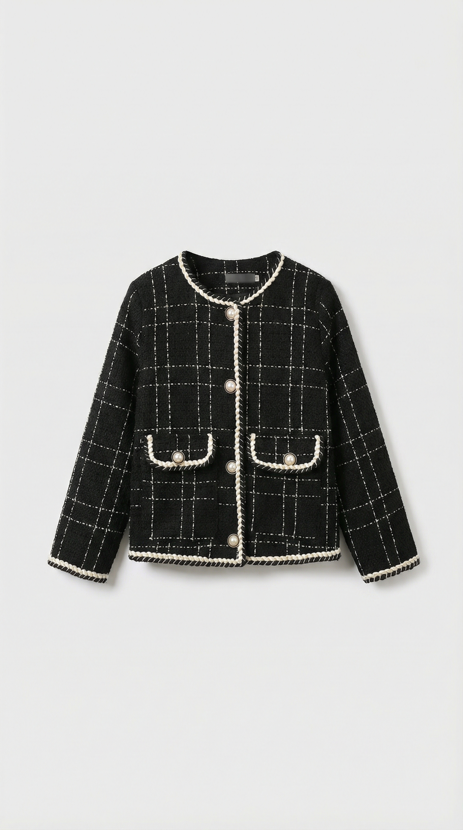 Skara - Conjunto de Traje de Tweed con Chaqueta y Falda