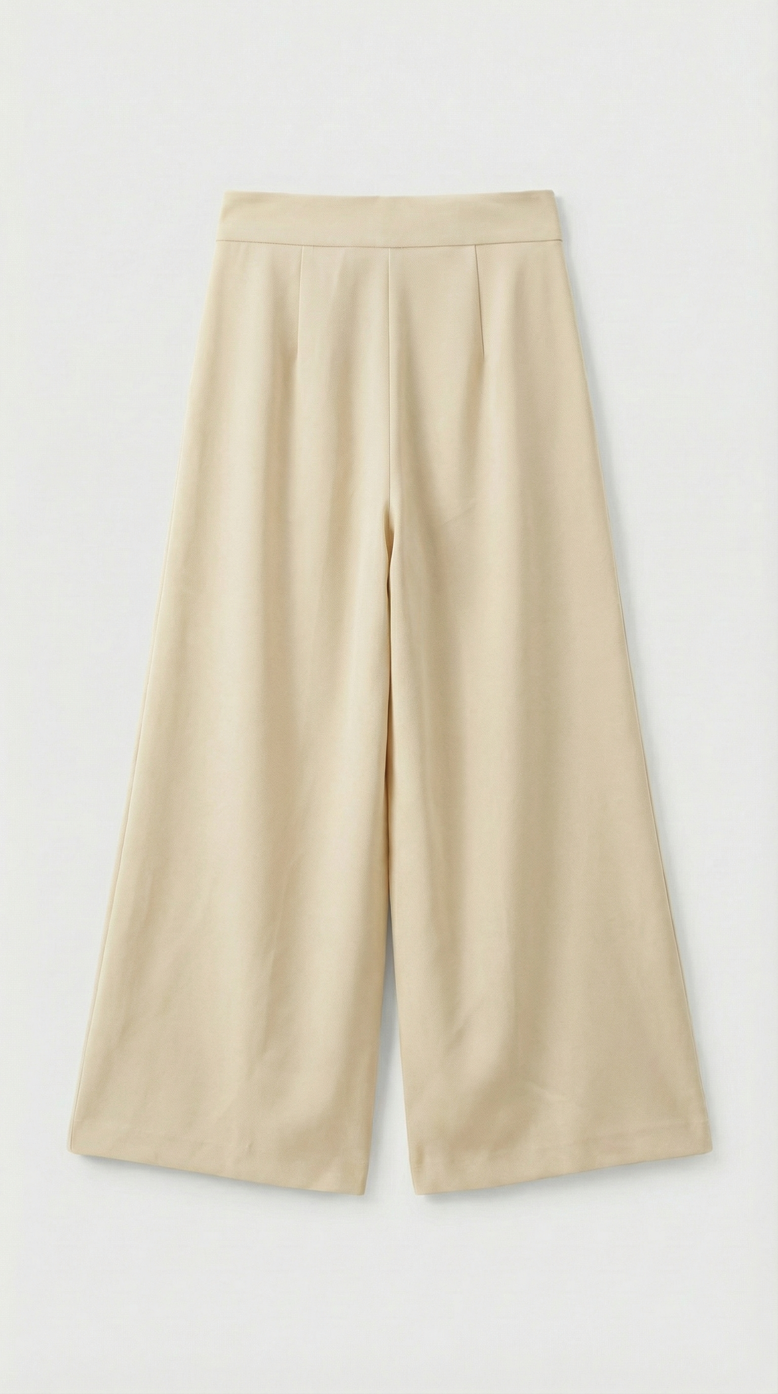 Epure - Pantaloni sartoriali a gamba larga avorio