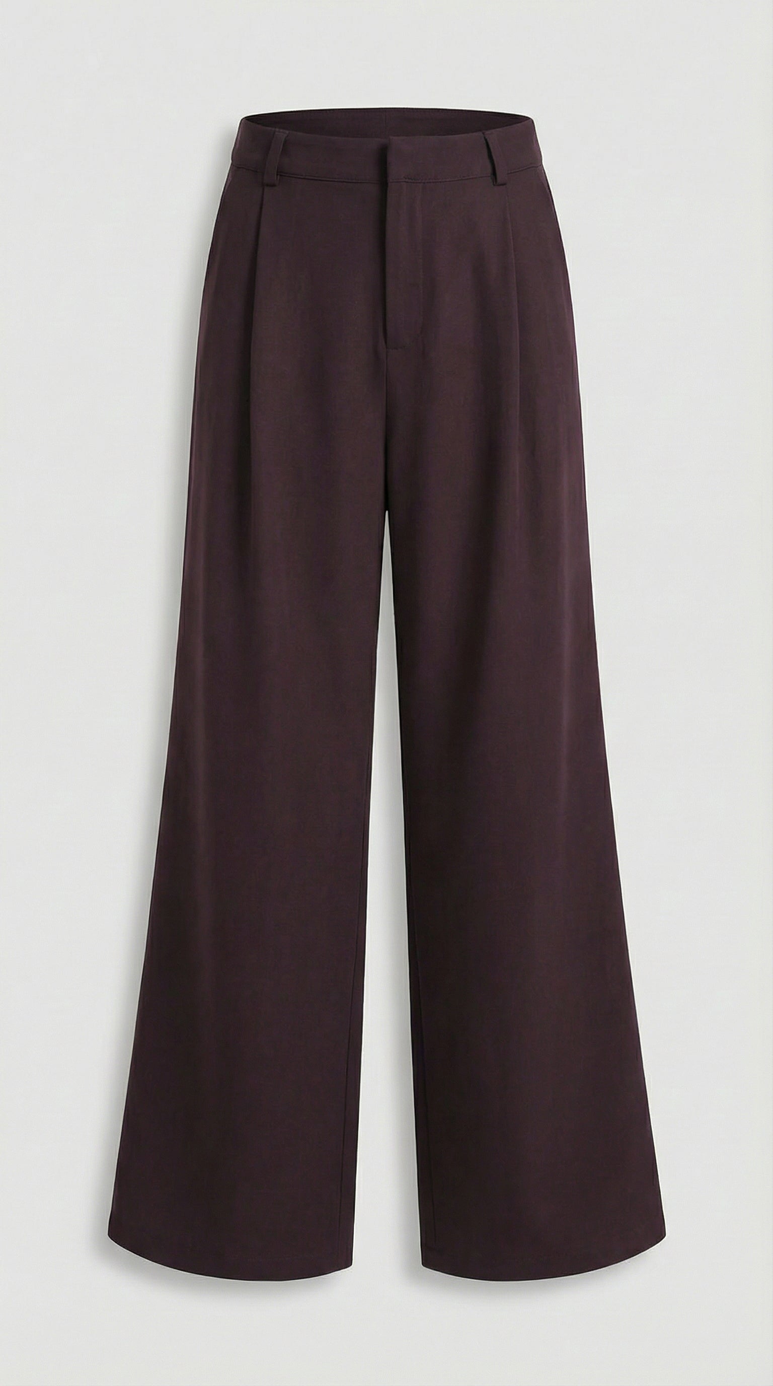 Formis - Sculptural V-Neck Blazer & Wide-Leg Trouser Set