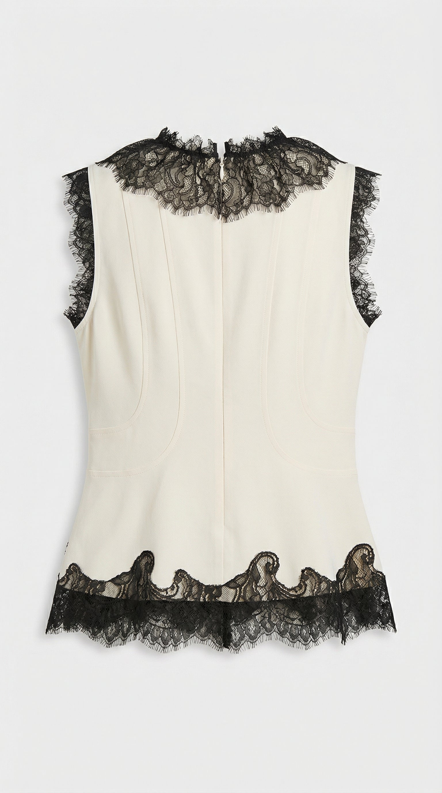 Sani - Blusa de encaje bordada 100% seda