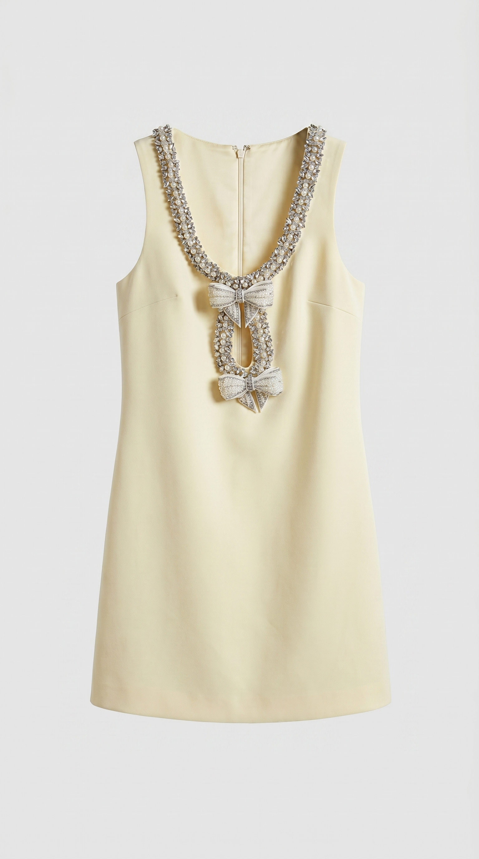 Giva – Crystal-Bogen Schlüsselloch-Minikleid