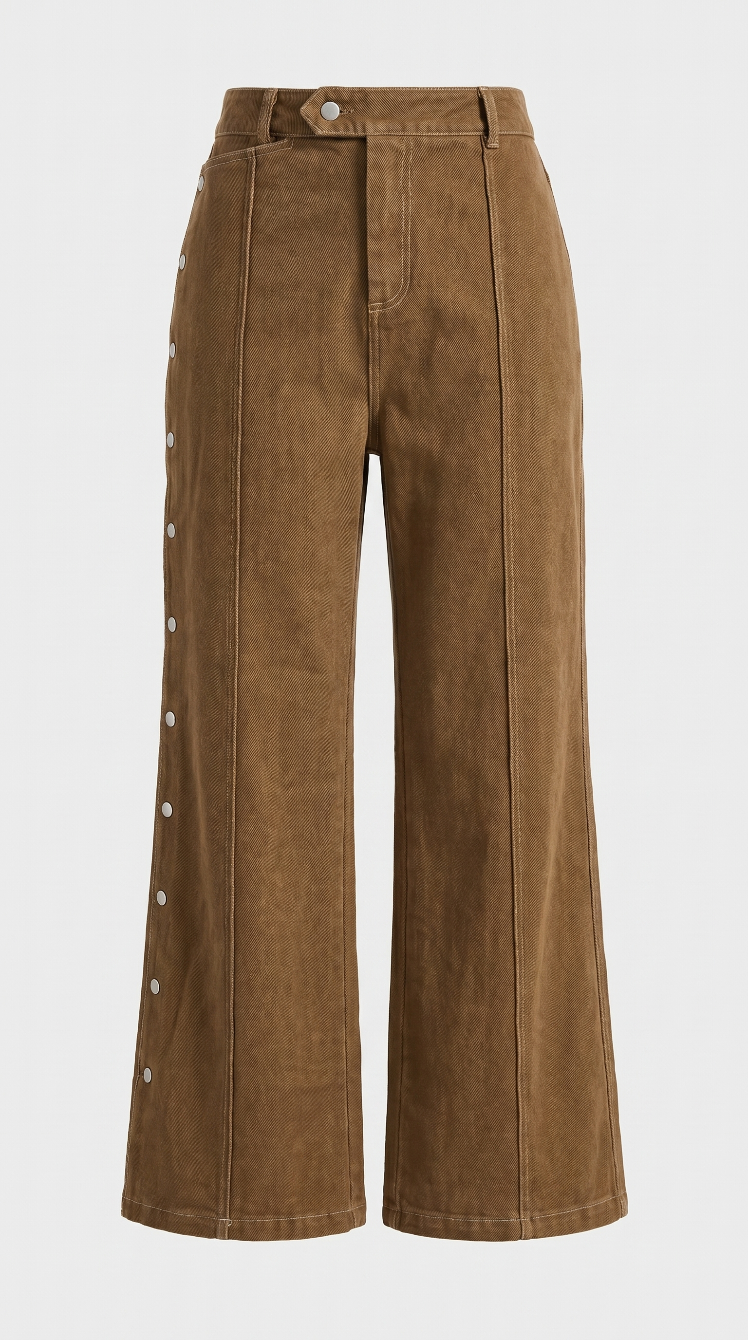 Ephira - Conjunto de chaqueta corta y pantalones alargados de talle alto