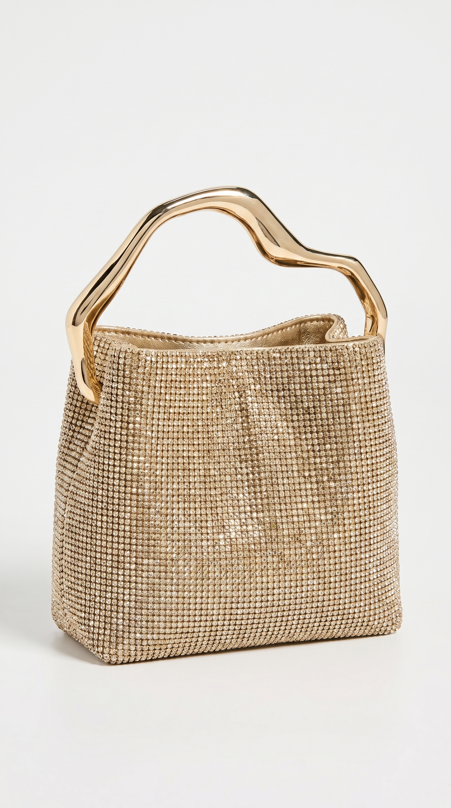 Ciel - Crystal-Encrusted Mesh Handle Bag