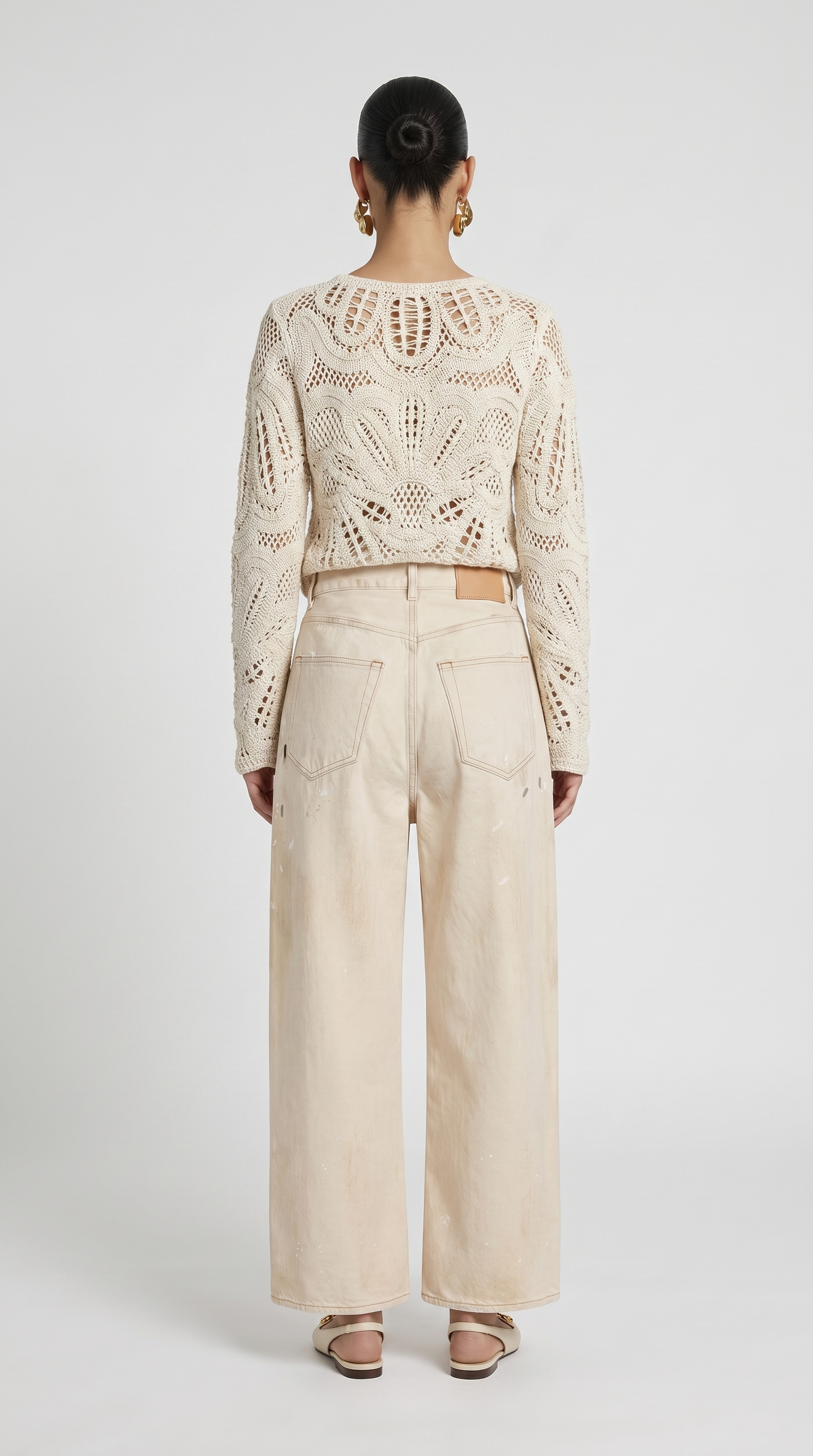 Dona - Structural Wide-Leg Jeans