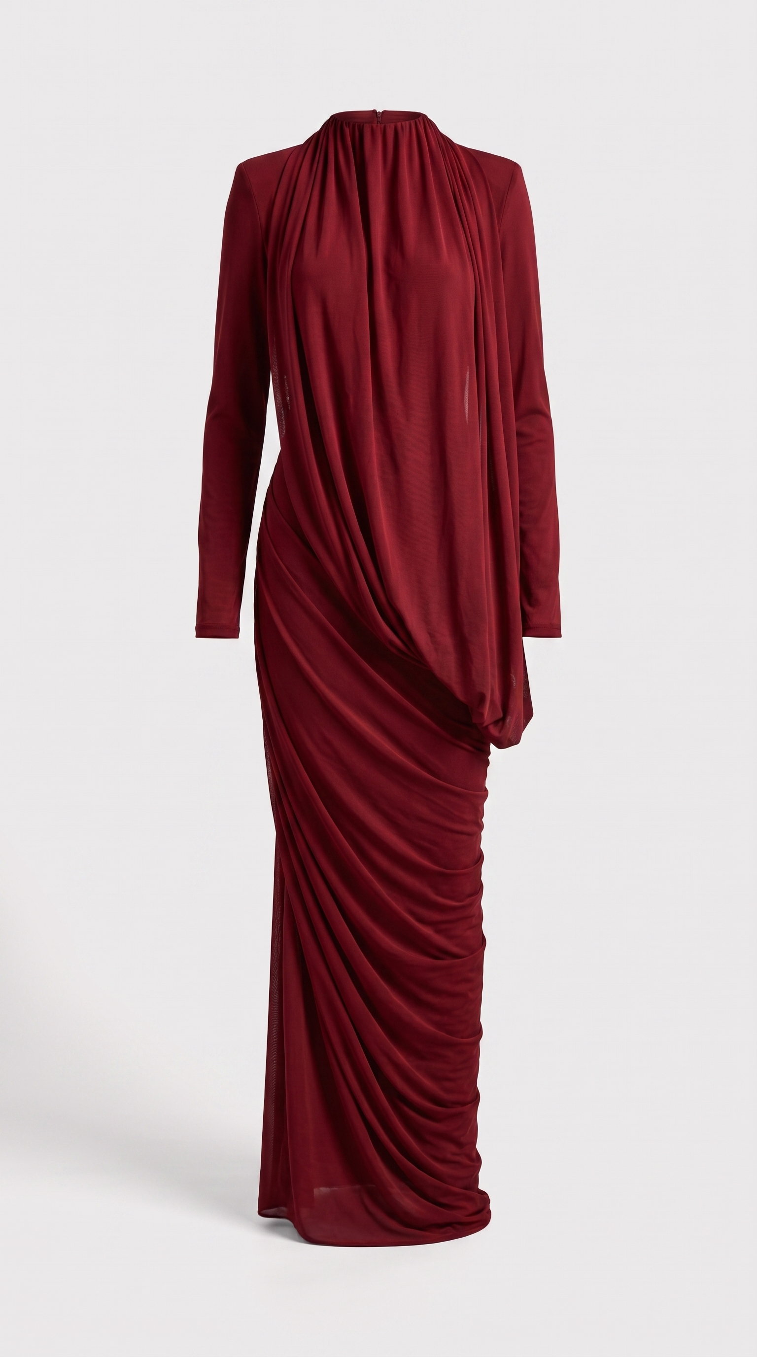 Naya - Elegant Vintage Spliced Ribbon Maxi Dress