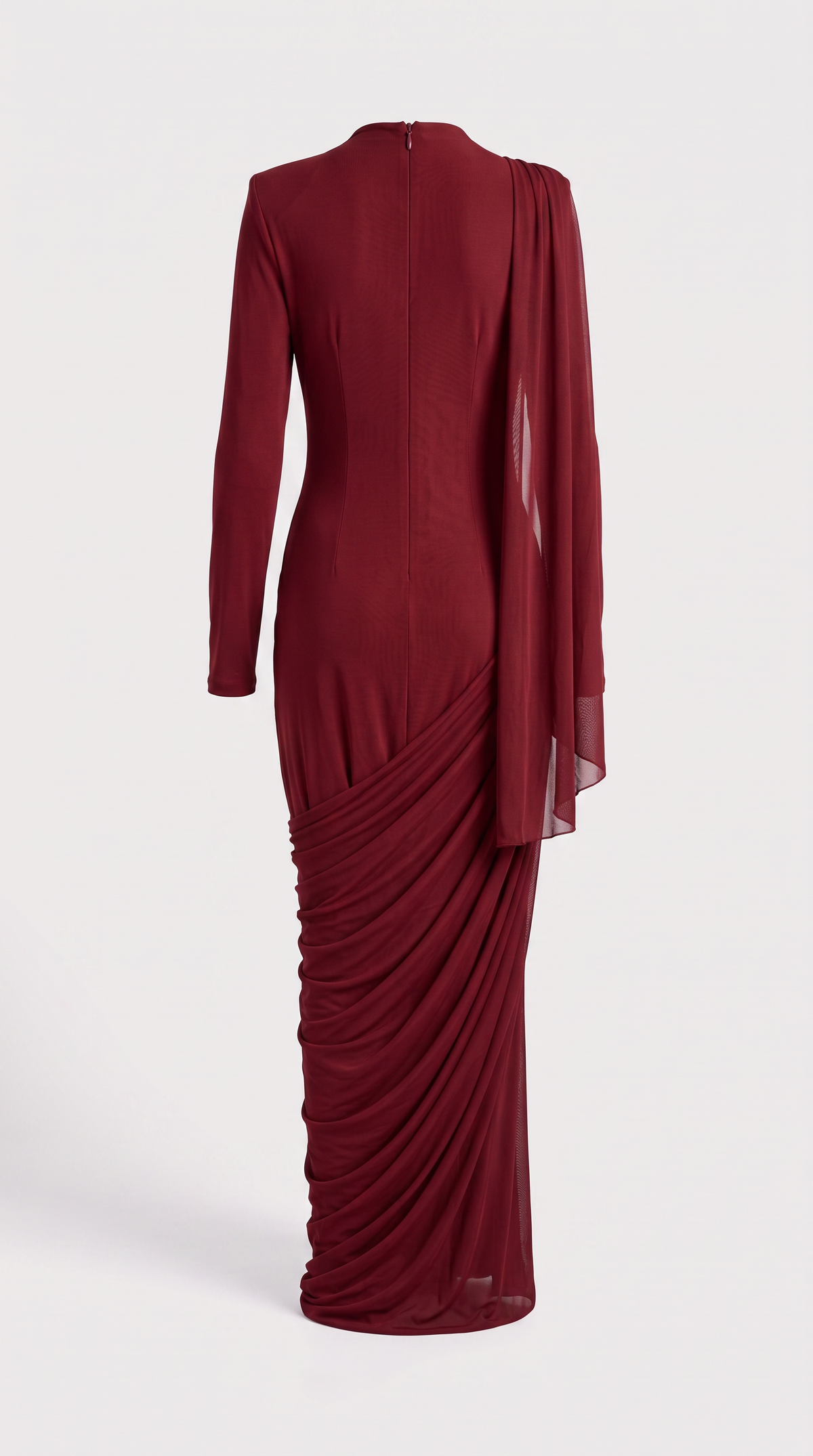 Naya - Elegant Vintage Spliced Ribbon Maxi Dress