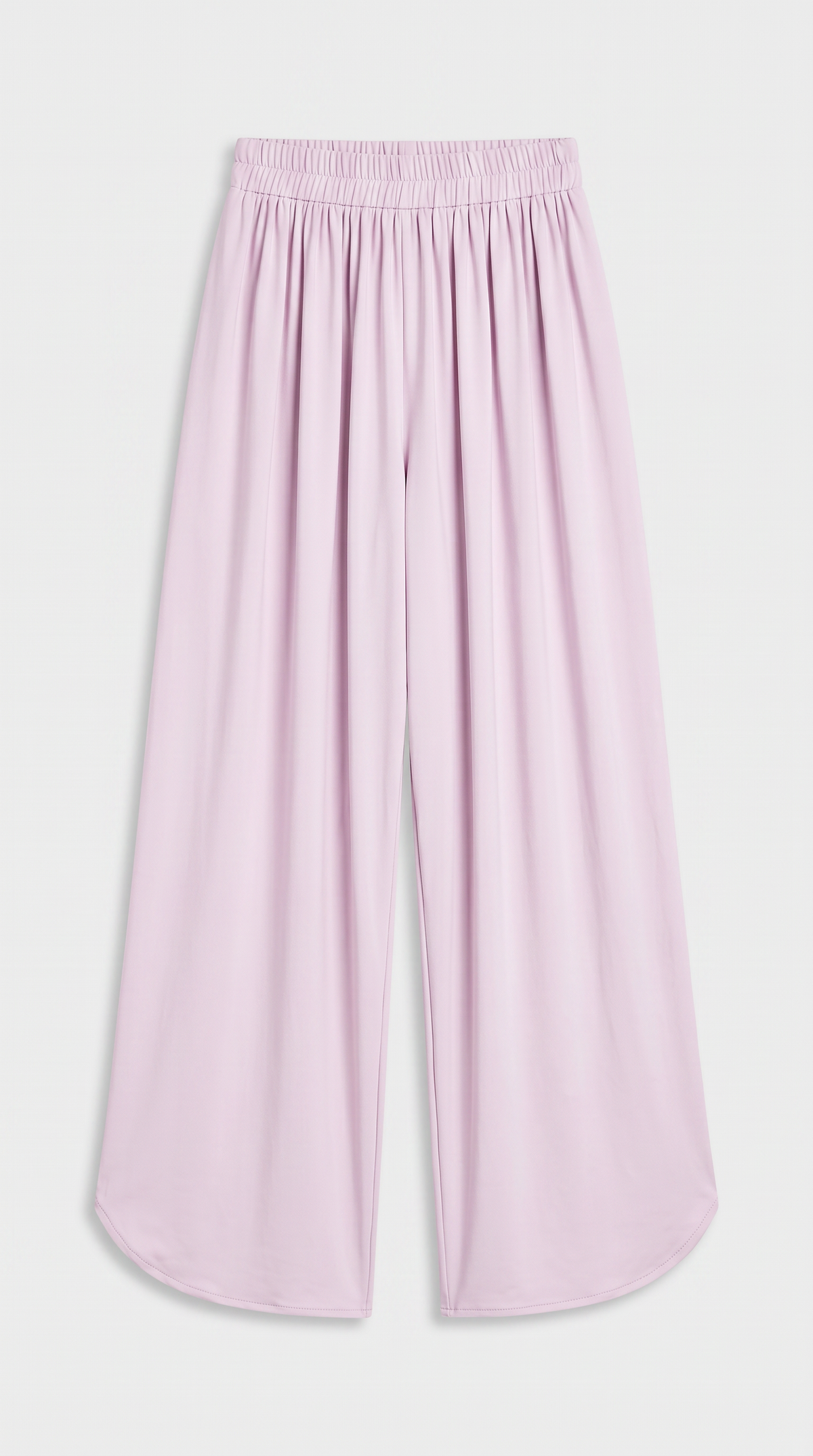 Nasia - Draped Cape Top & Pleated Harem Pants Two-Piece Set Pink