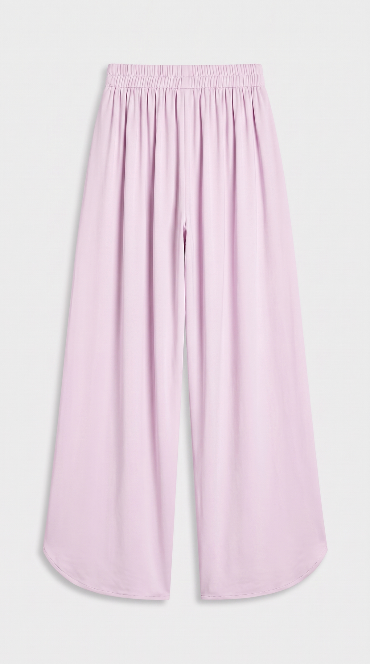 Nasia - Draped Cape Top & Pleated Harem Pants Two-Piece Set Pink