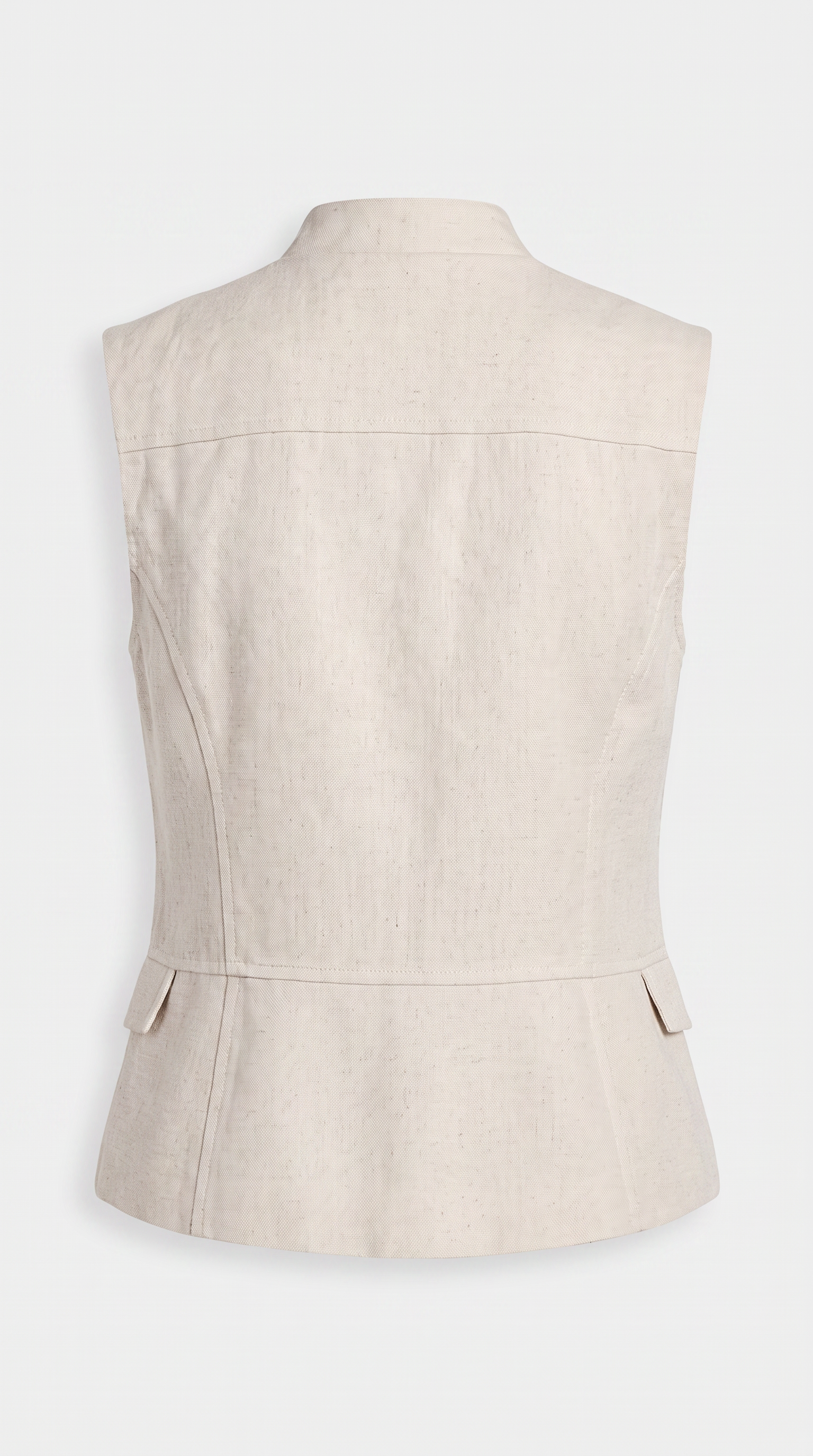Casi - Military Zipped Vest & Pleated Shorts Set