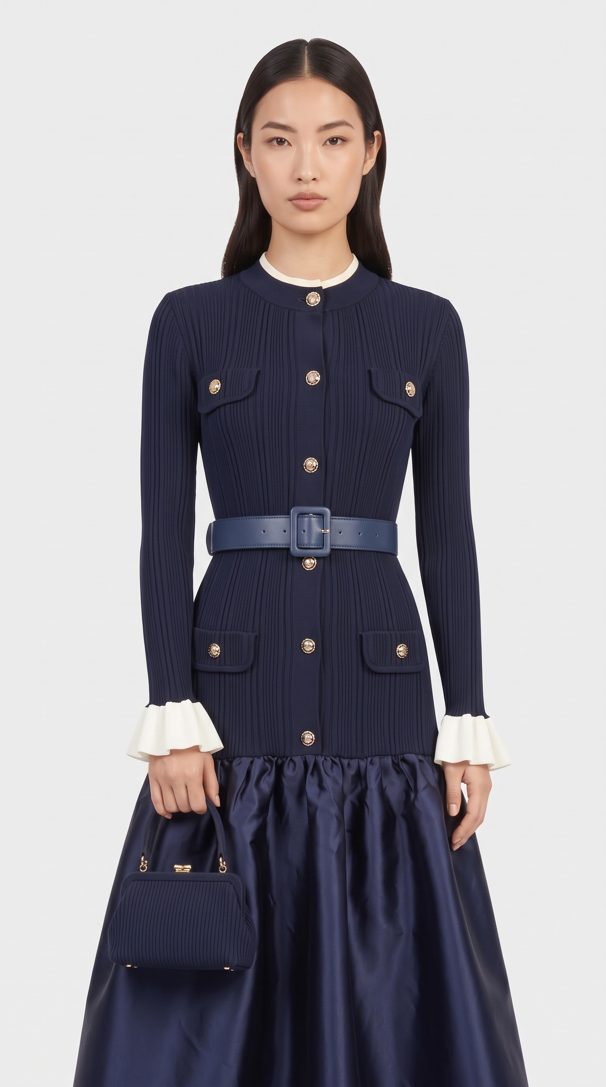 Lavi - Robe Chic Épissée Style Français