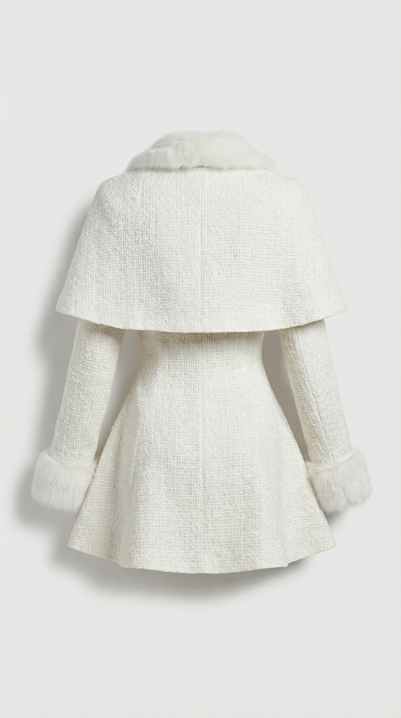 Umber - 2 Piece Coat with Bow Collar