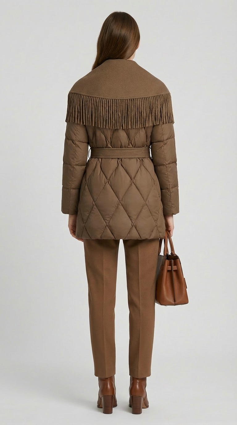 Eclisse - Hybride Baumwoll- und Daunenquiltjacke