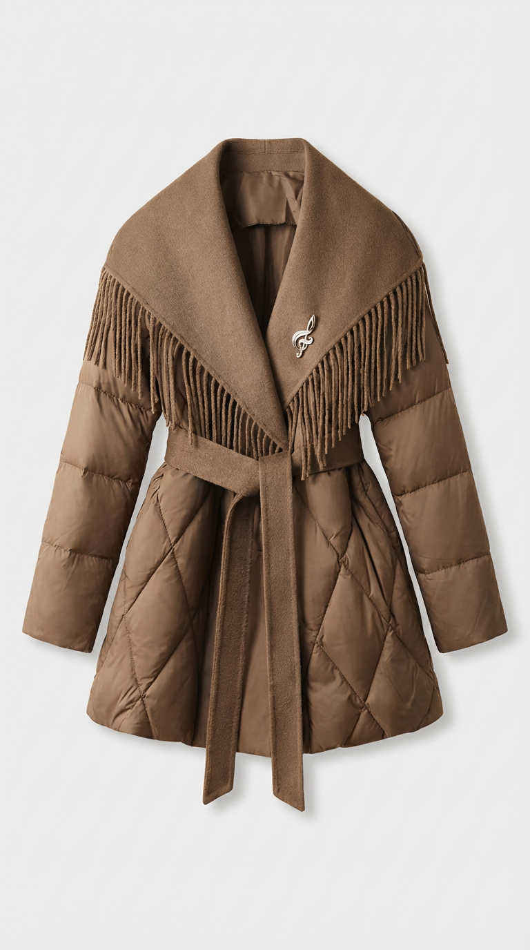 Eclisse - Hybride Baumwoll- und Daunenquiltjacke
