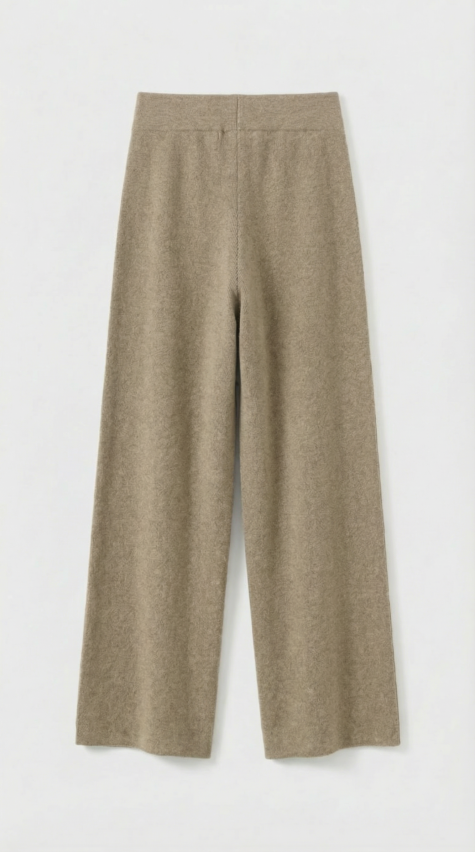 Milos - Pantalon Large 100% Laine Mérinos Beige