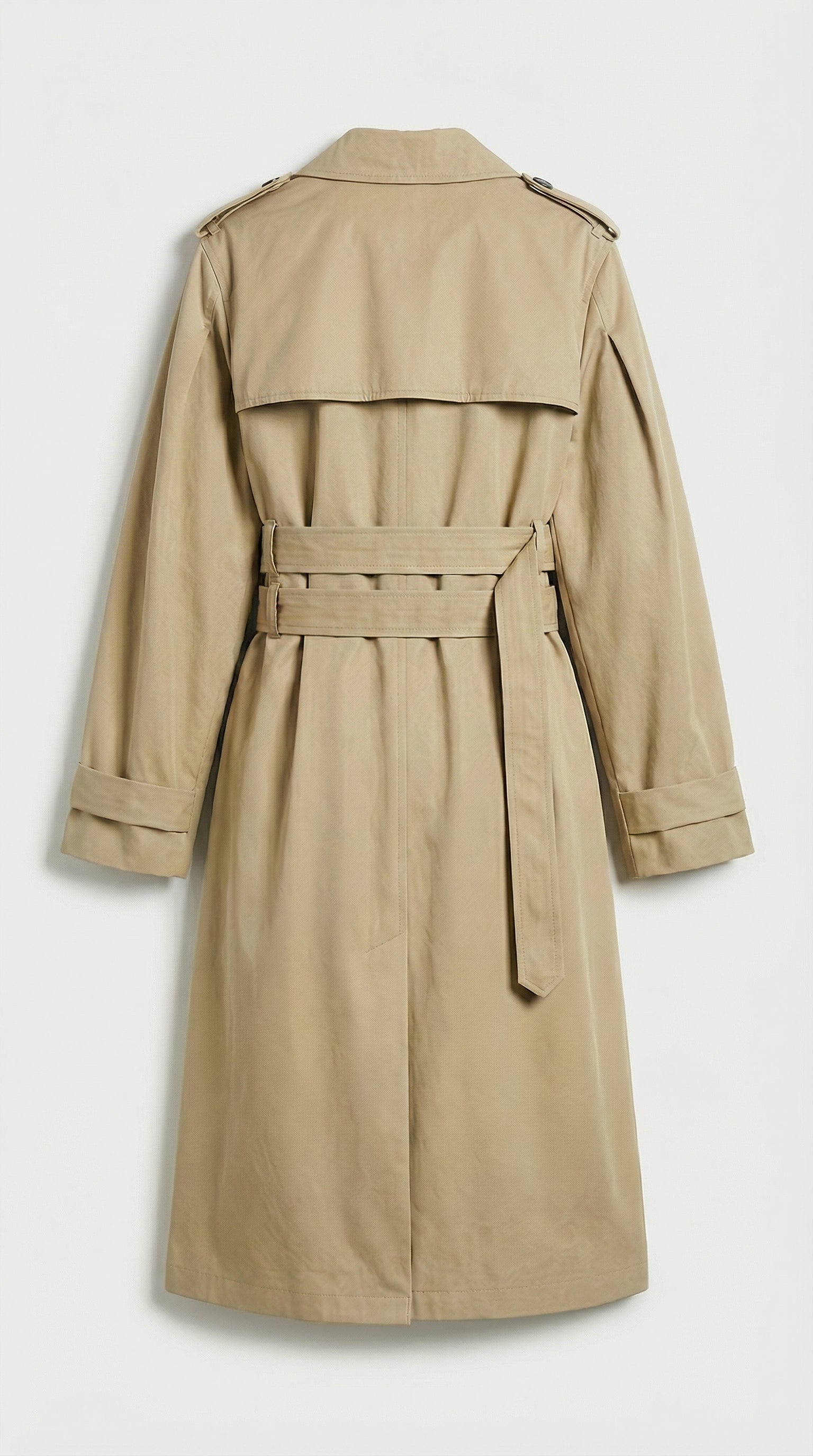 Luma - Double-belted Long & Loose Trench Coat