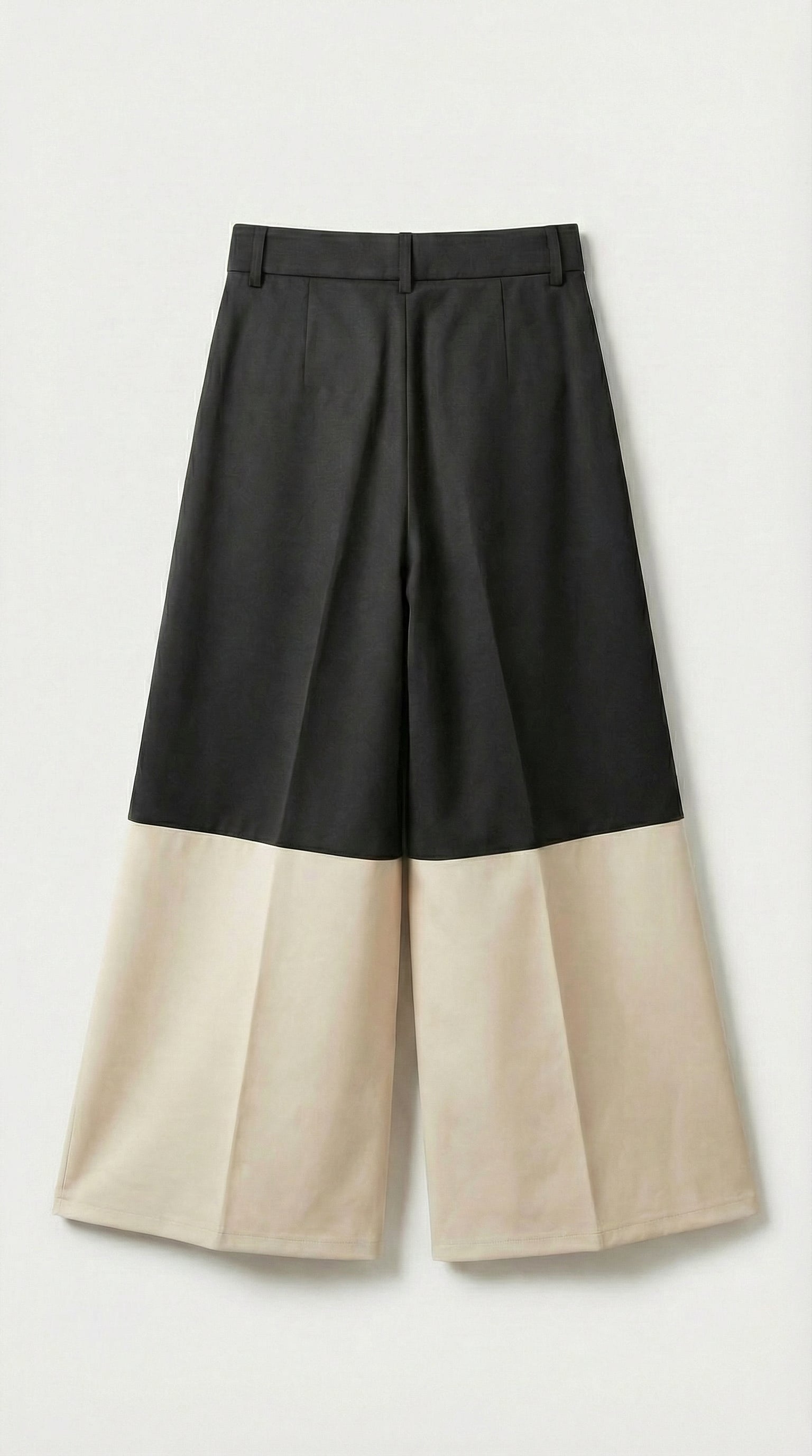 Cote - Pantaloni casual a gamba larga e vita alta