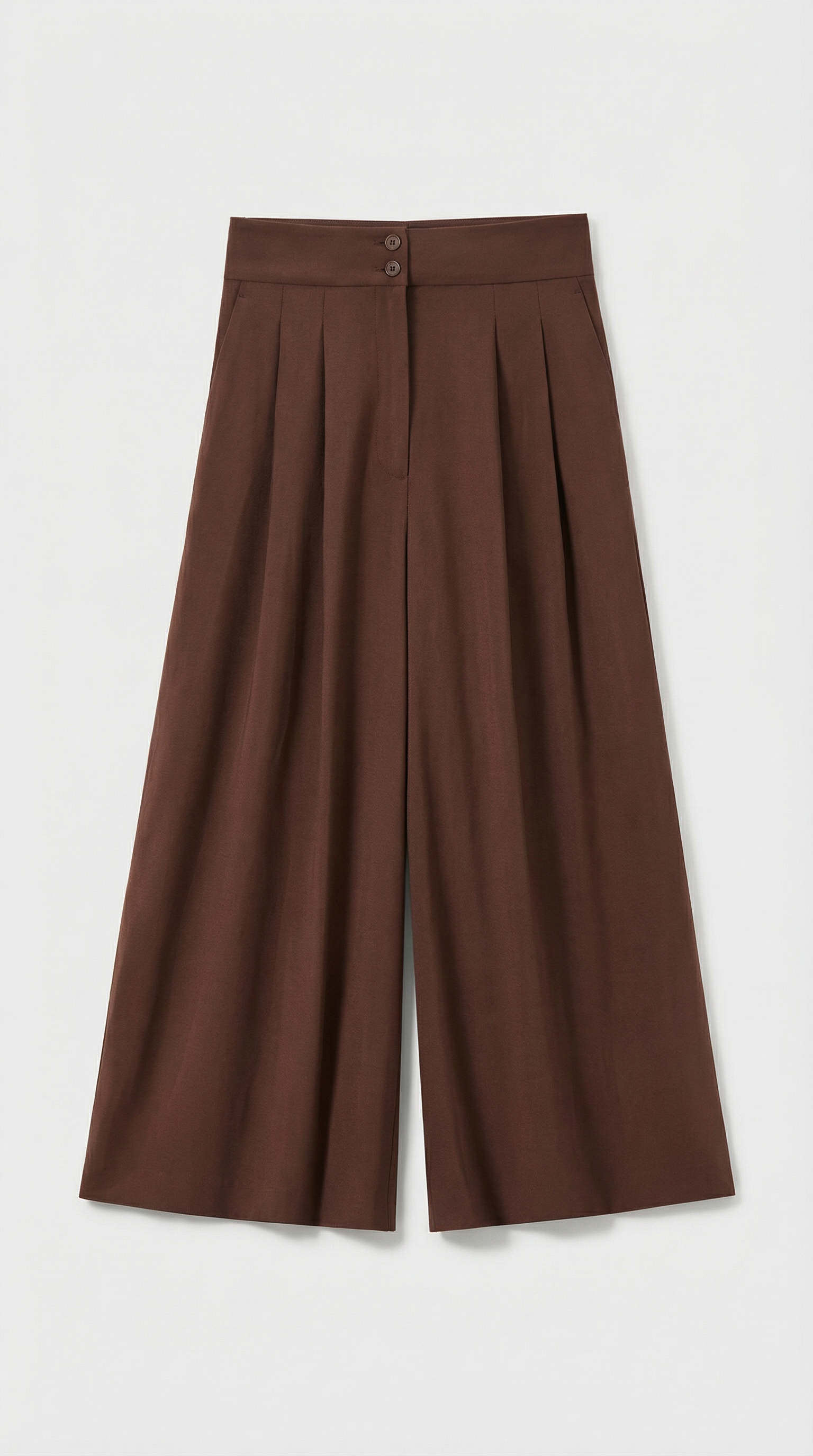 Epure - Wide-Leg Tailored Trousers Brown