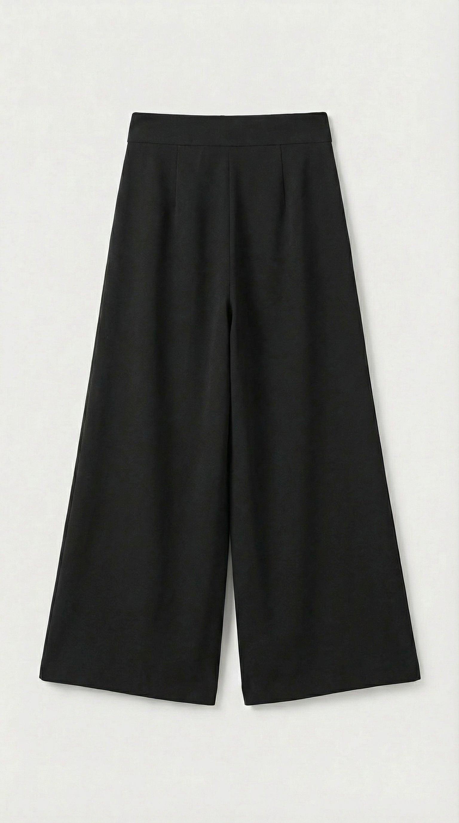 Epure - Wide-Leg Tailored Trousers Black