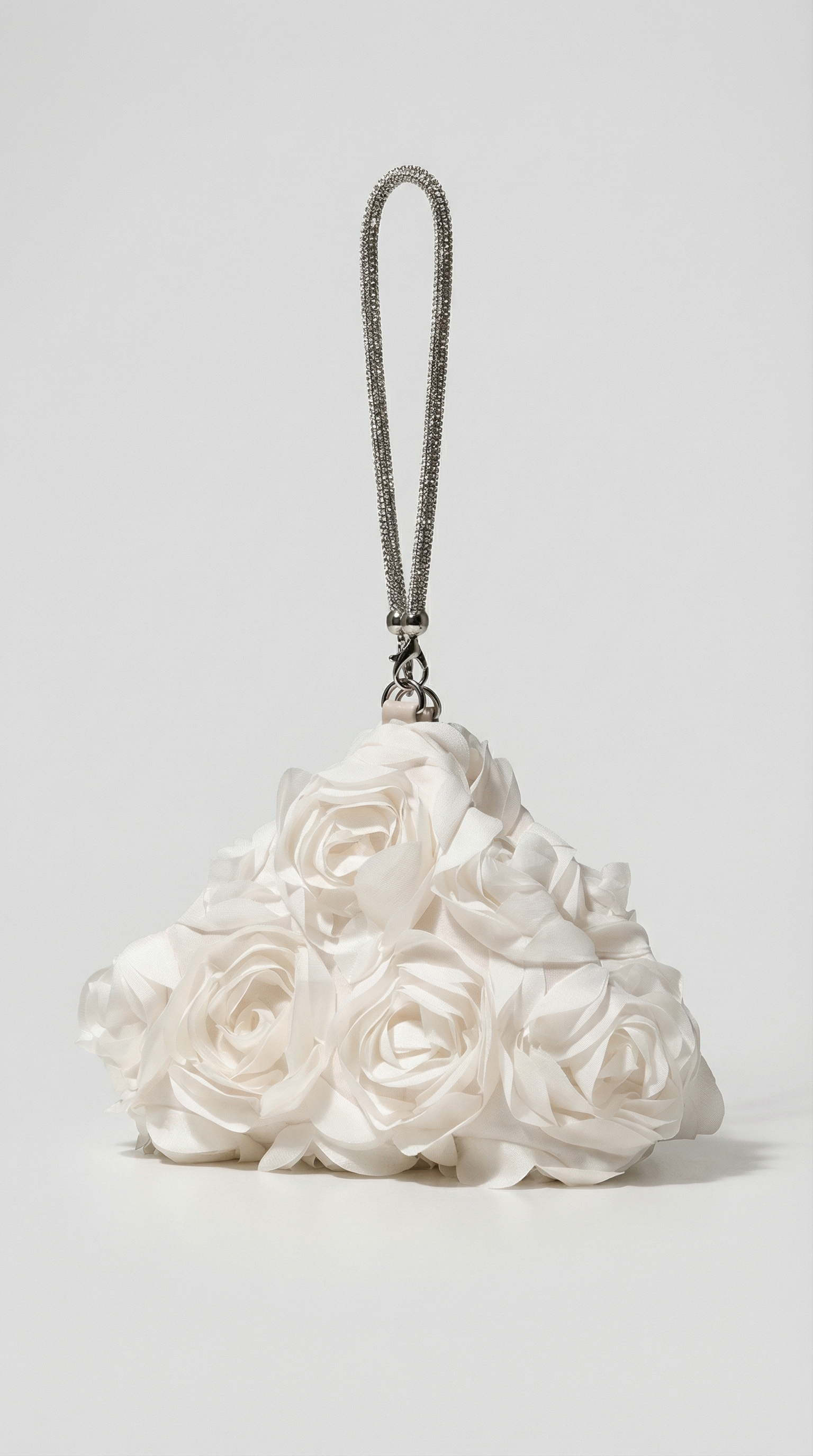 Isla - Borsa da Sera Romantica a Petali Floreali Beige