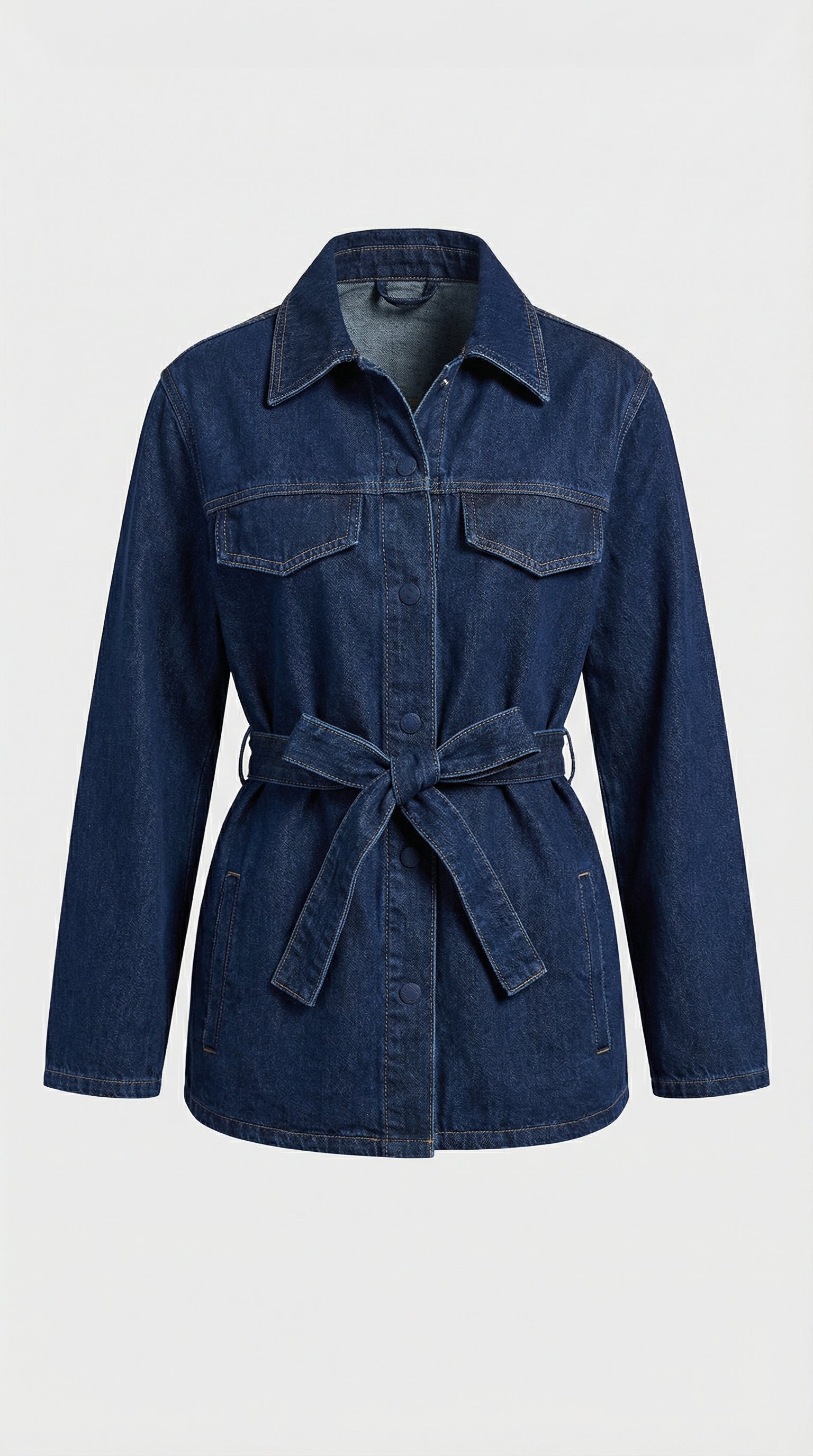 Tala - Vintage-Look lockeres, tailliertes Denim-Set
