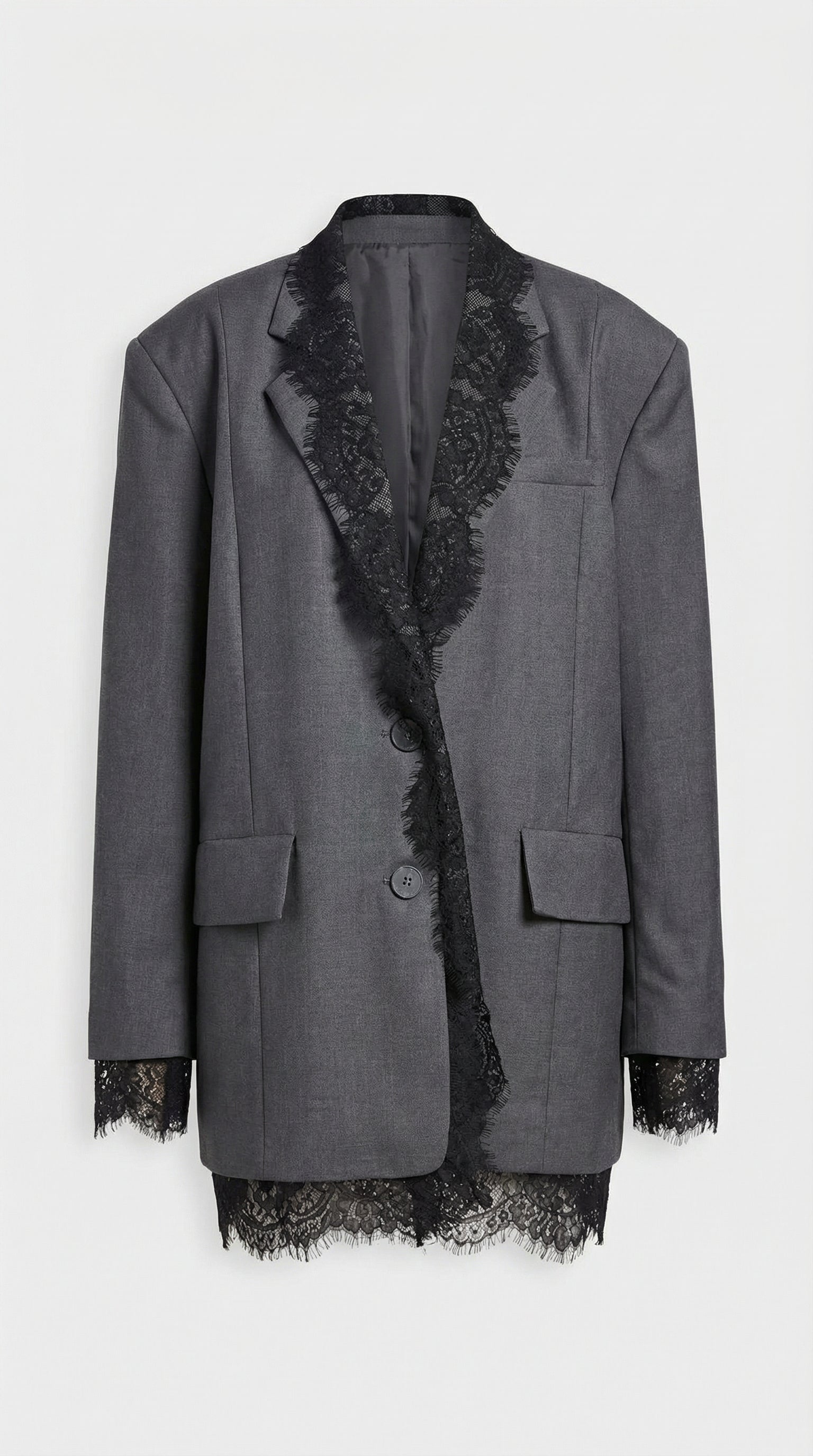 Elia - Schicker Gesplitteter Spitzenblazer