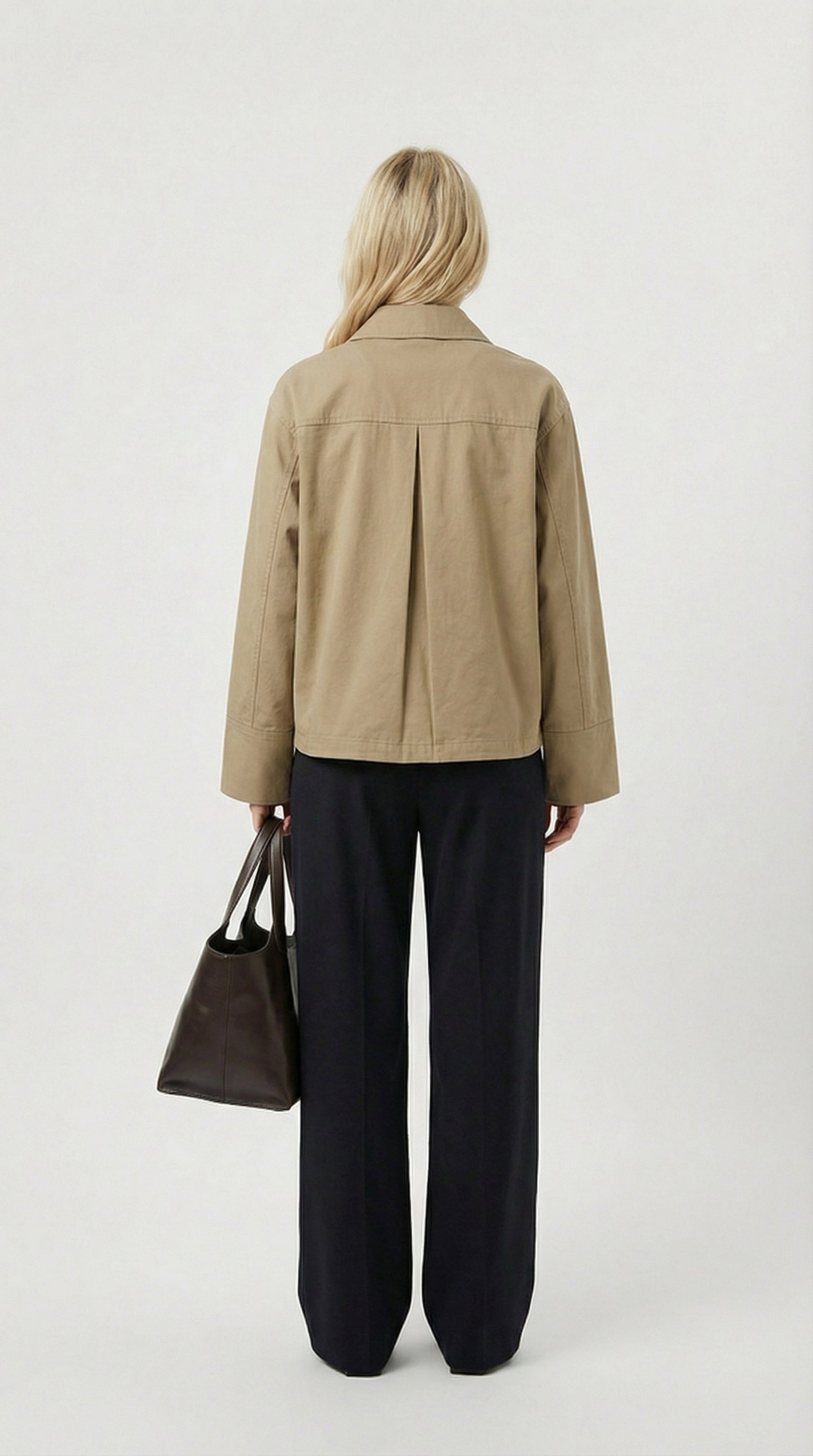 Zena - Stylish Bow Tie Loose Jacket