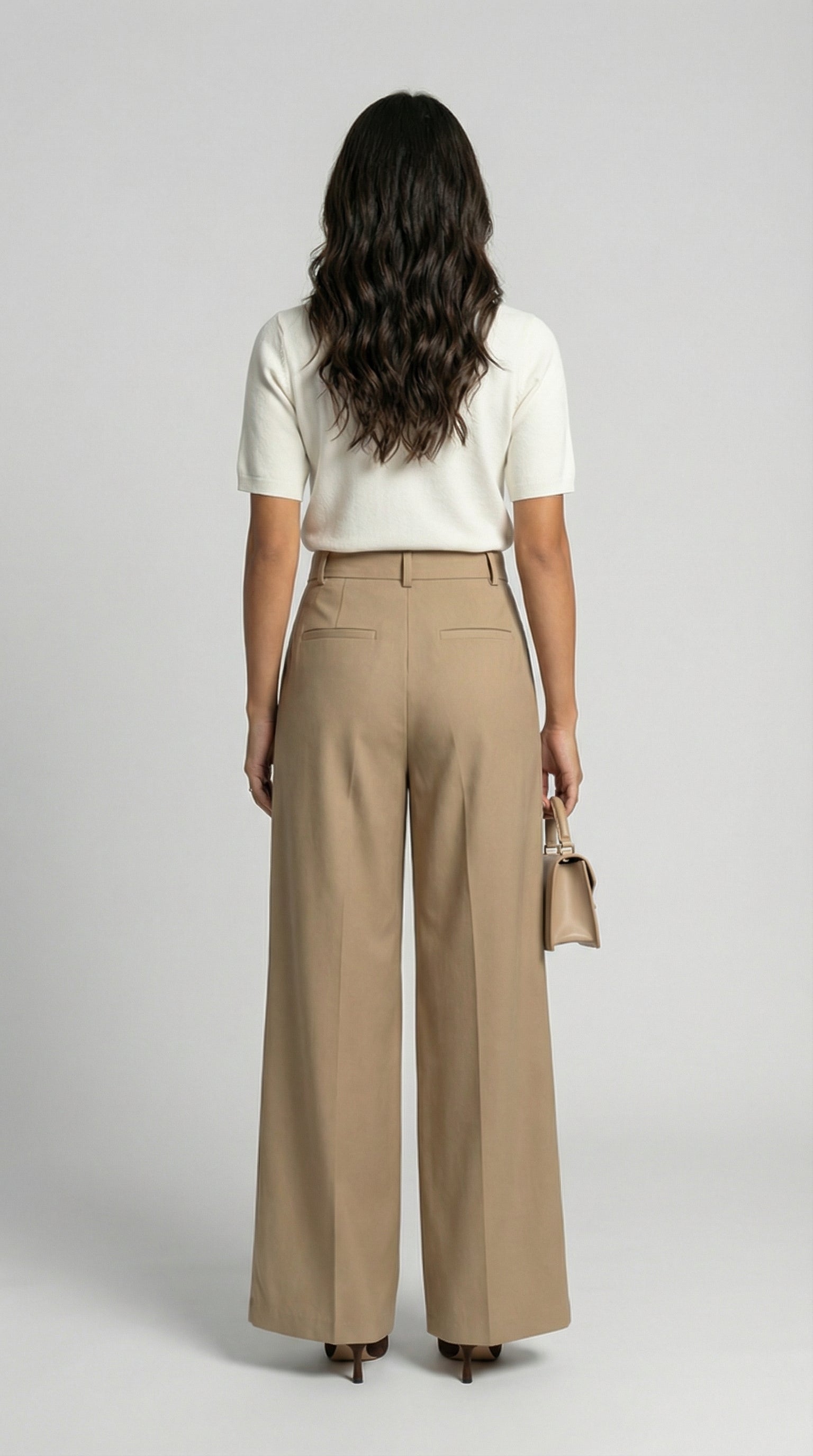 Nalo - Bindegurt Faltenweite Beine Beige