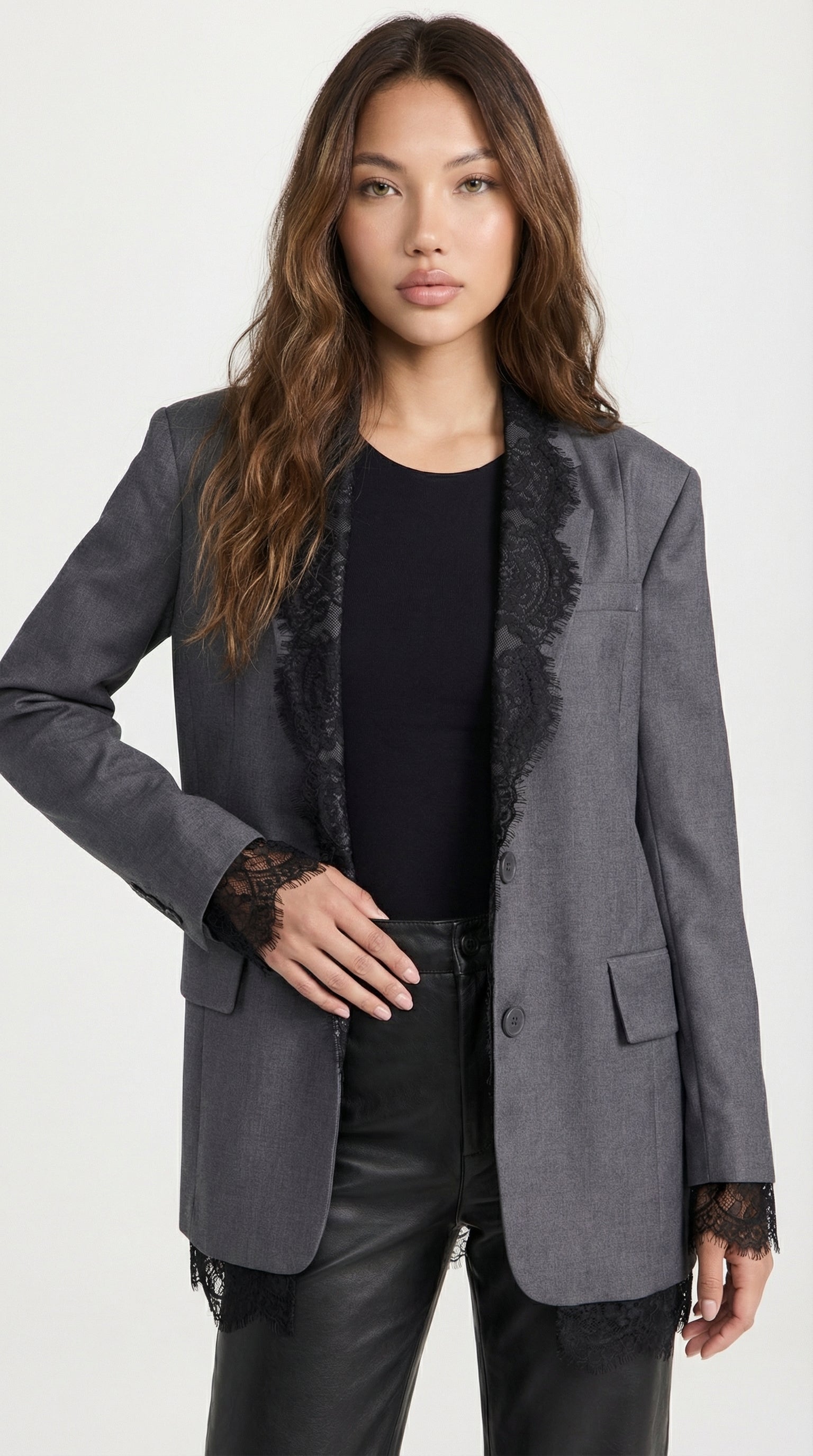 Elia - Schicker Gesplitteter Spitzenblazer