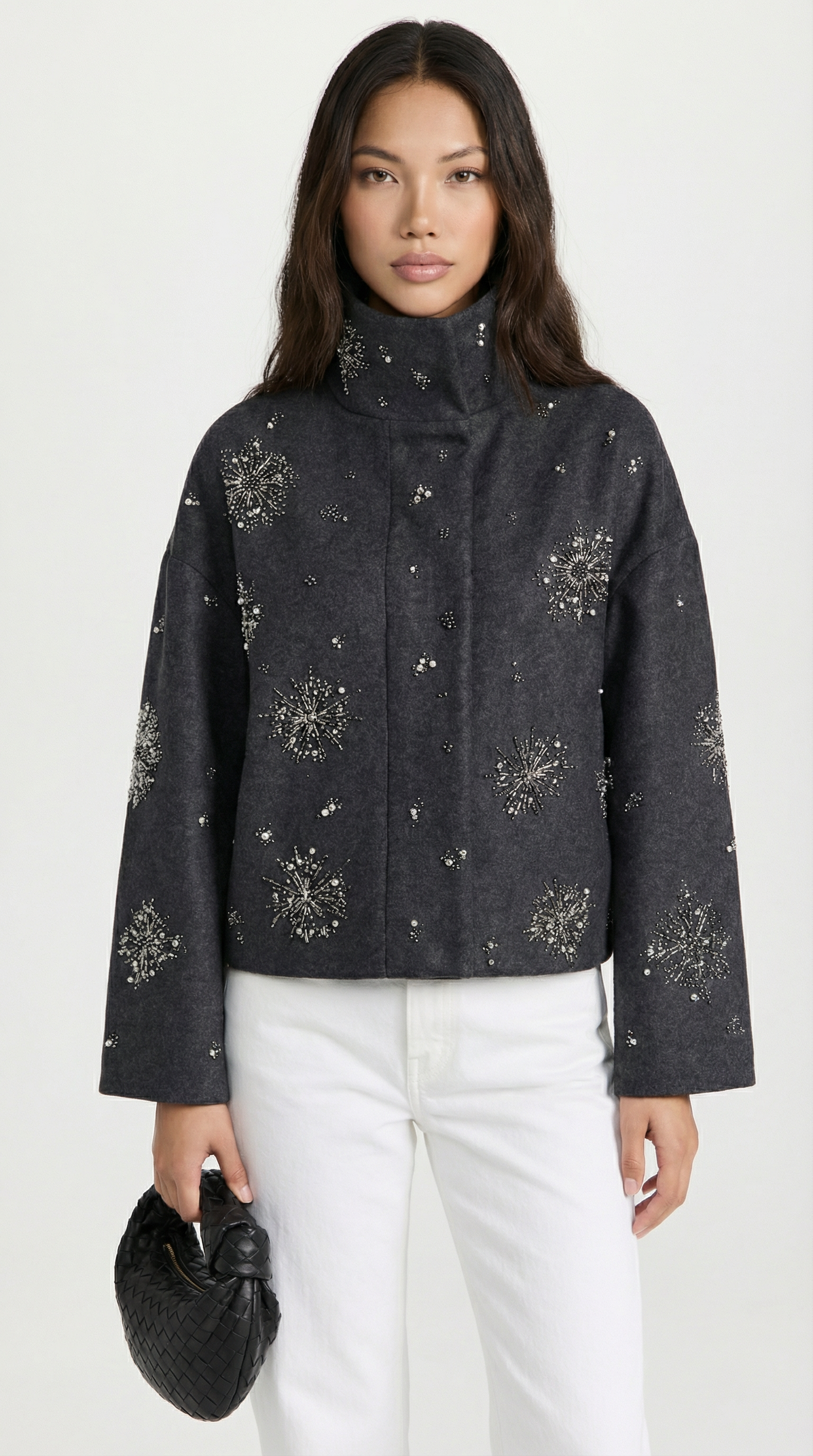 سيرا - جاكيت ناعم من مزيج الصوف