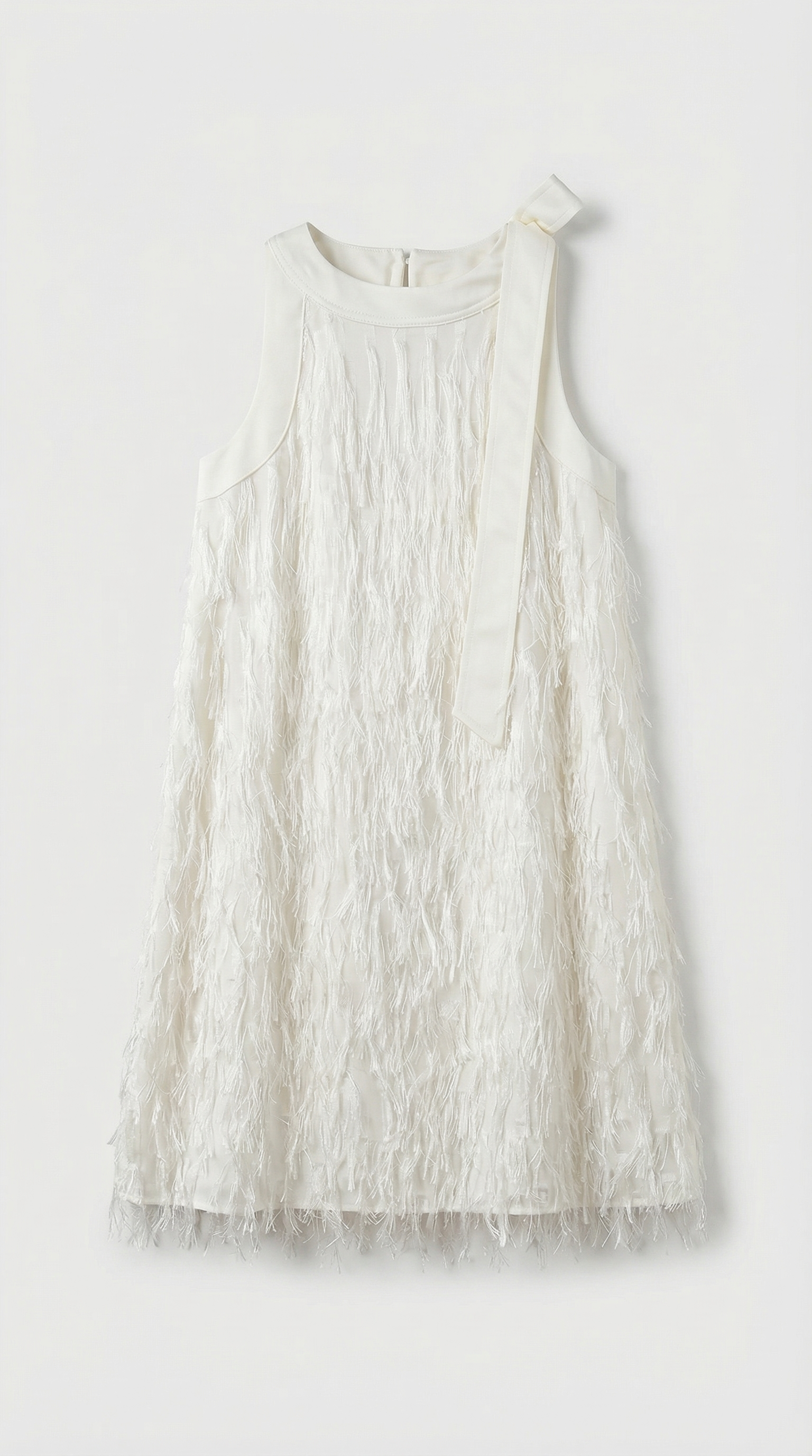 Ery - Fringed Sleeveless Party Dress