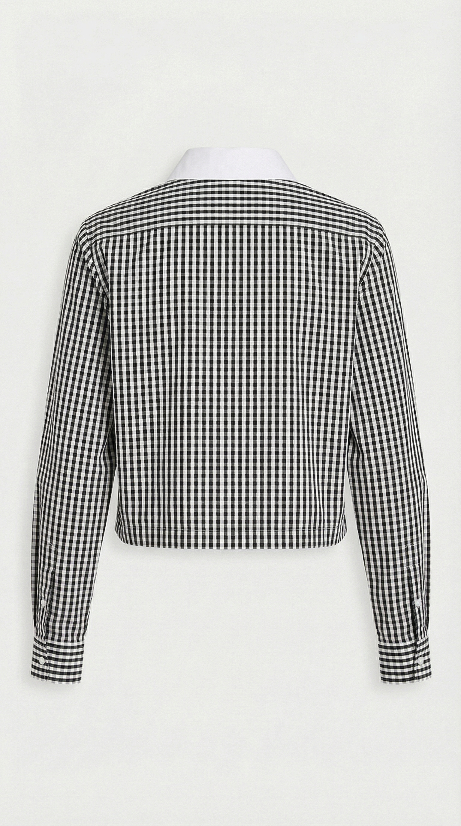 Delo - Léine Cadáis Gingham Maisithe le Criostail