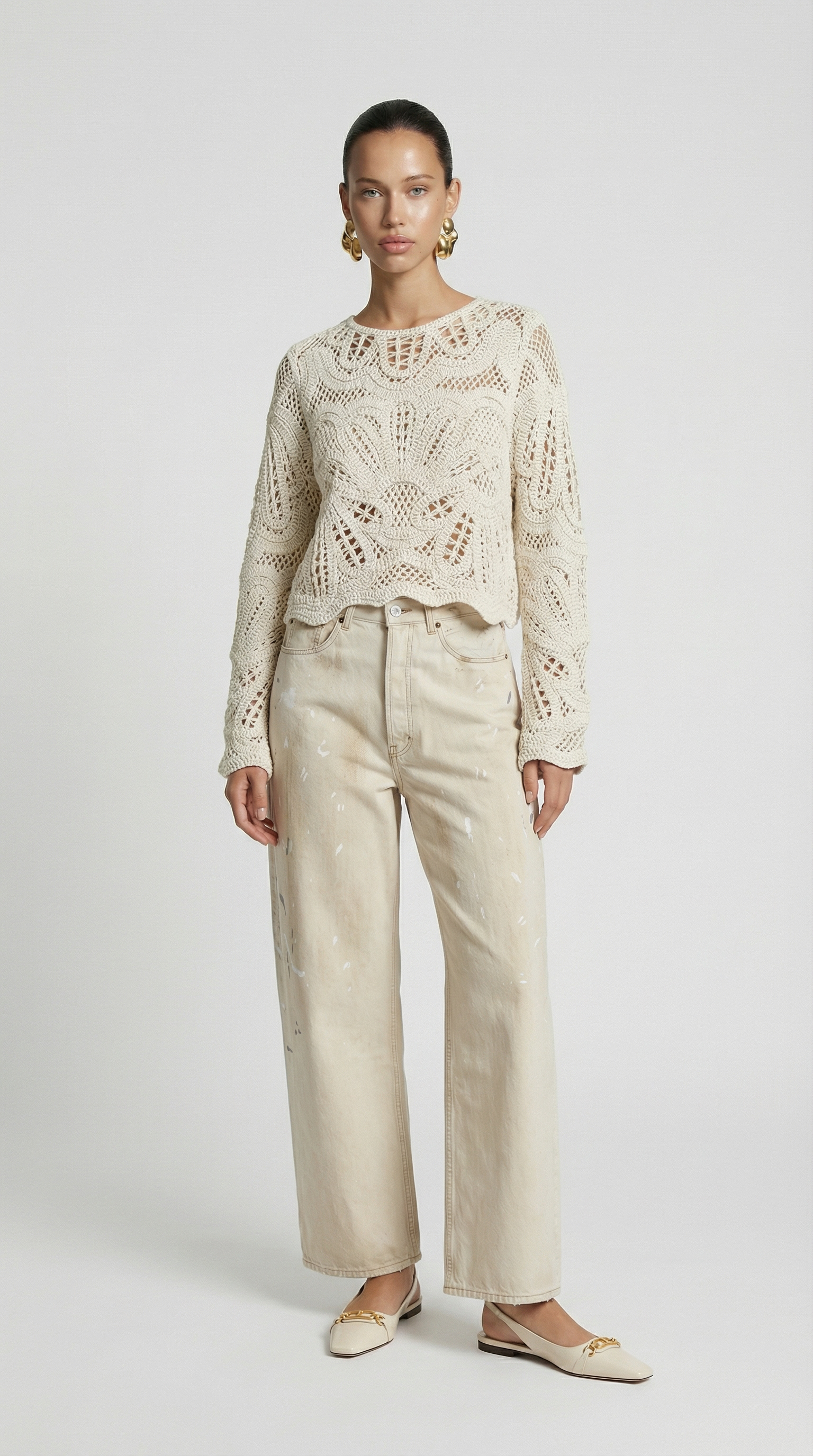 Zeka - Artisanal Crochet Lace Top