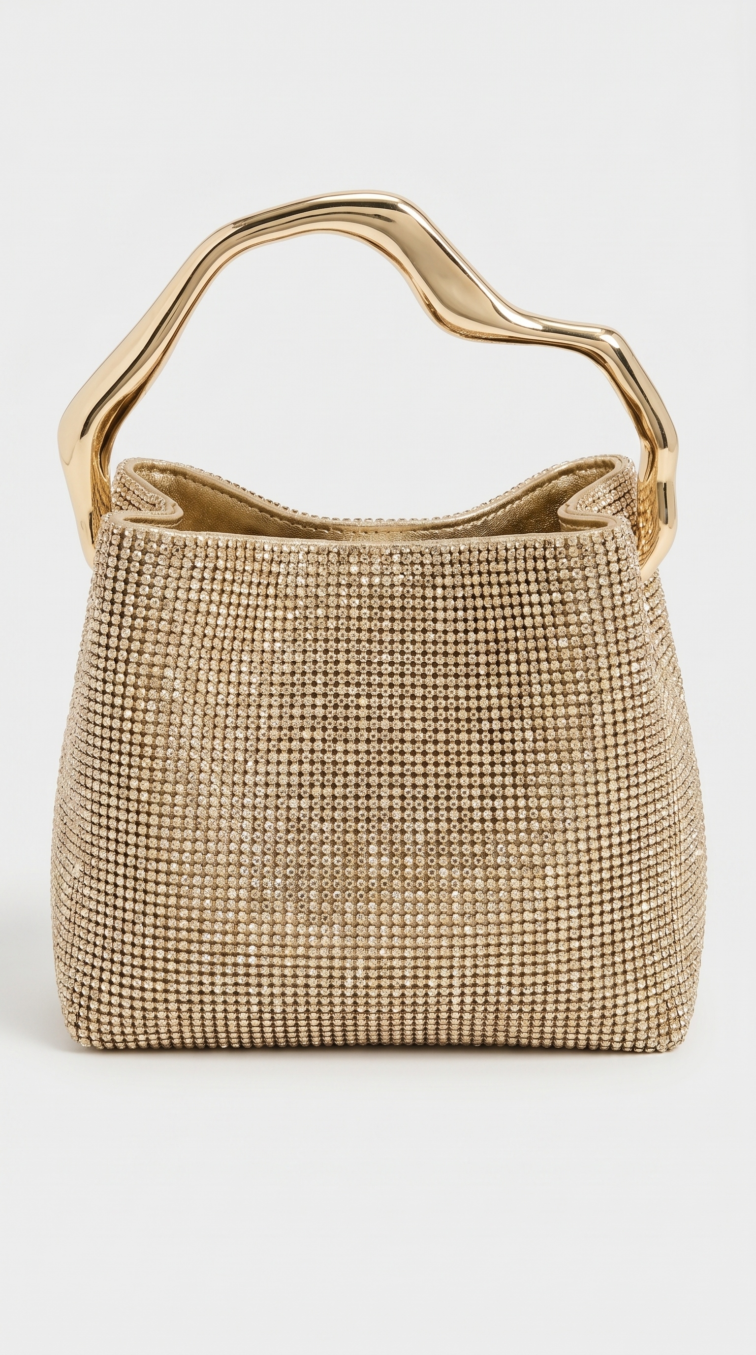 Ciel - Crystal-Encrusted Mesh Handle Bag