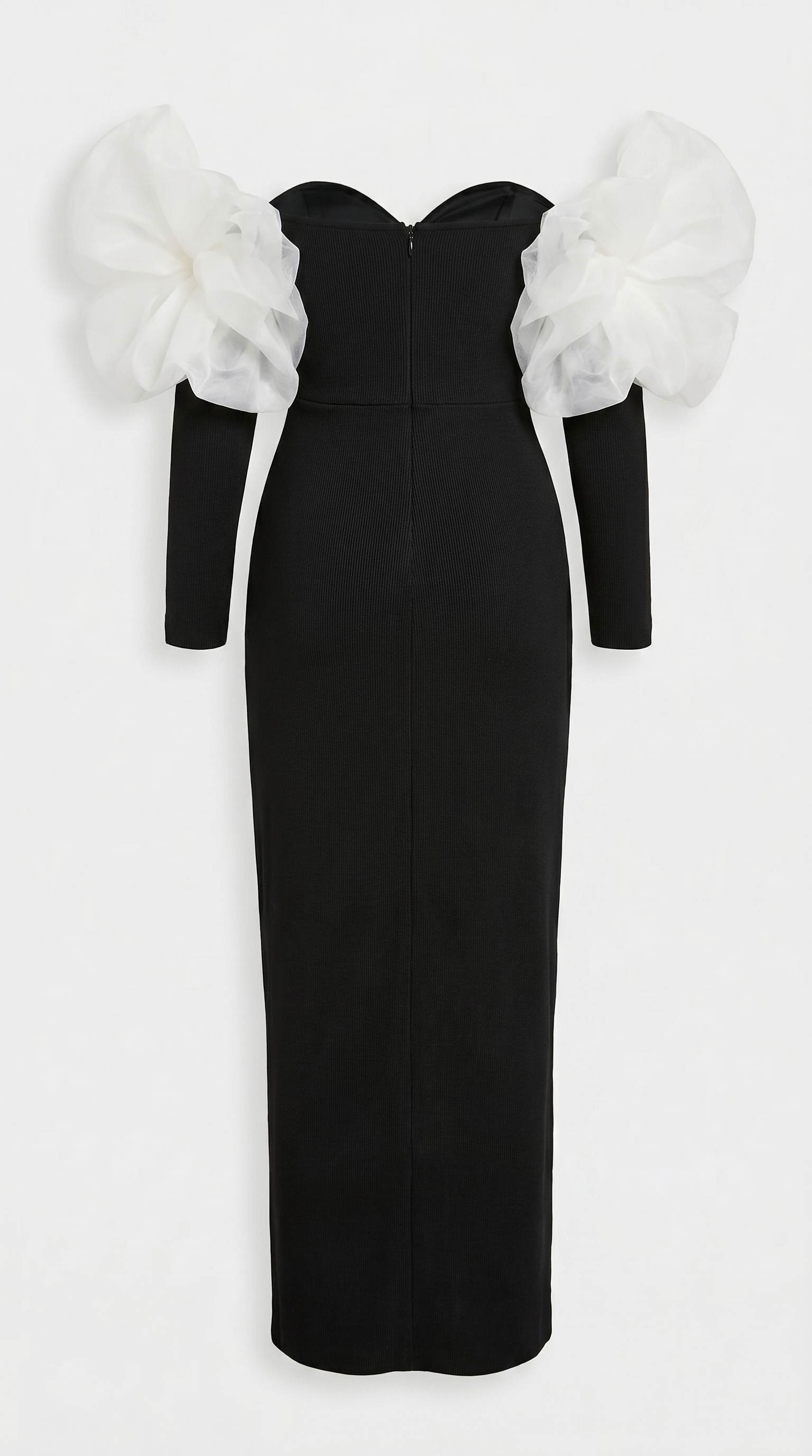 Druti - Puff-Sleeve Column Maxi Dress