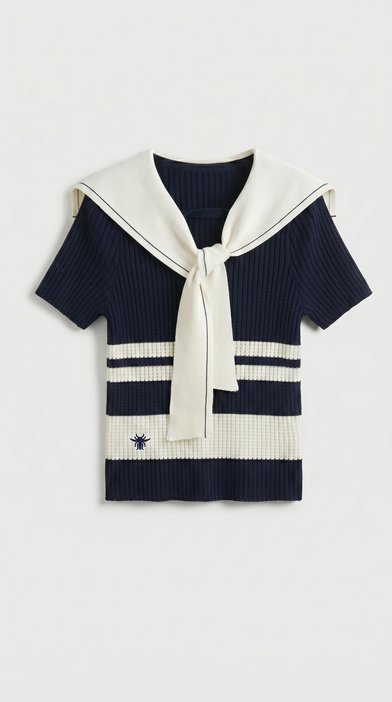 Lure - Nautical Striped Knit Top