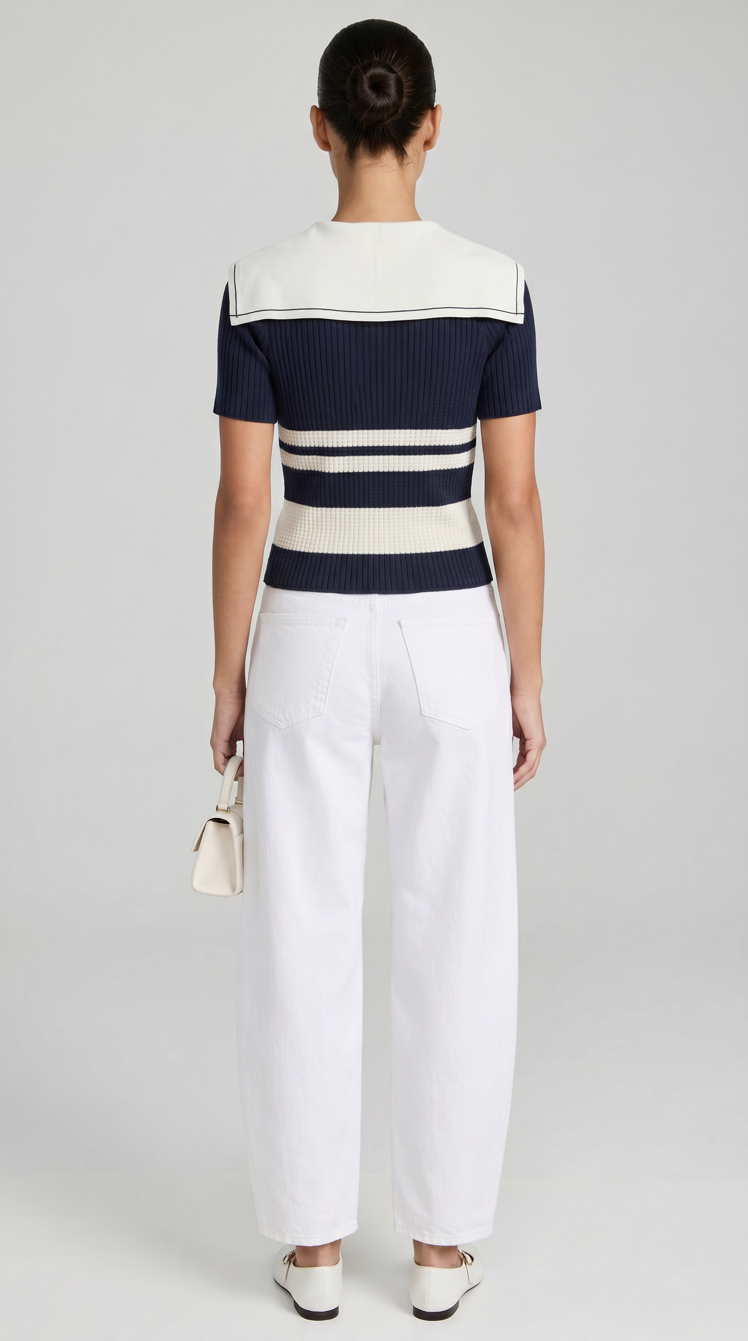 Lure - Nautical Striped Knit Top