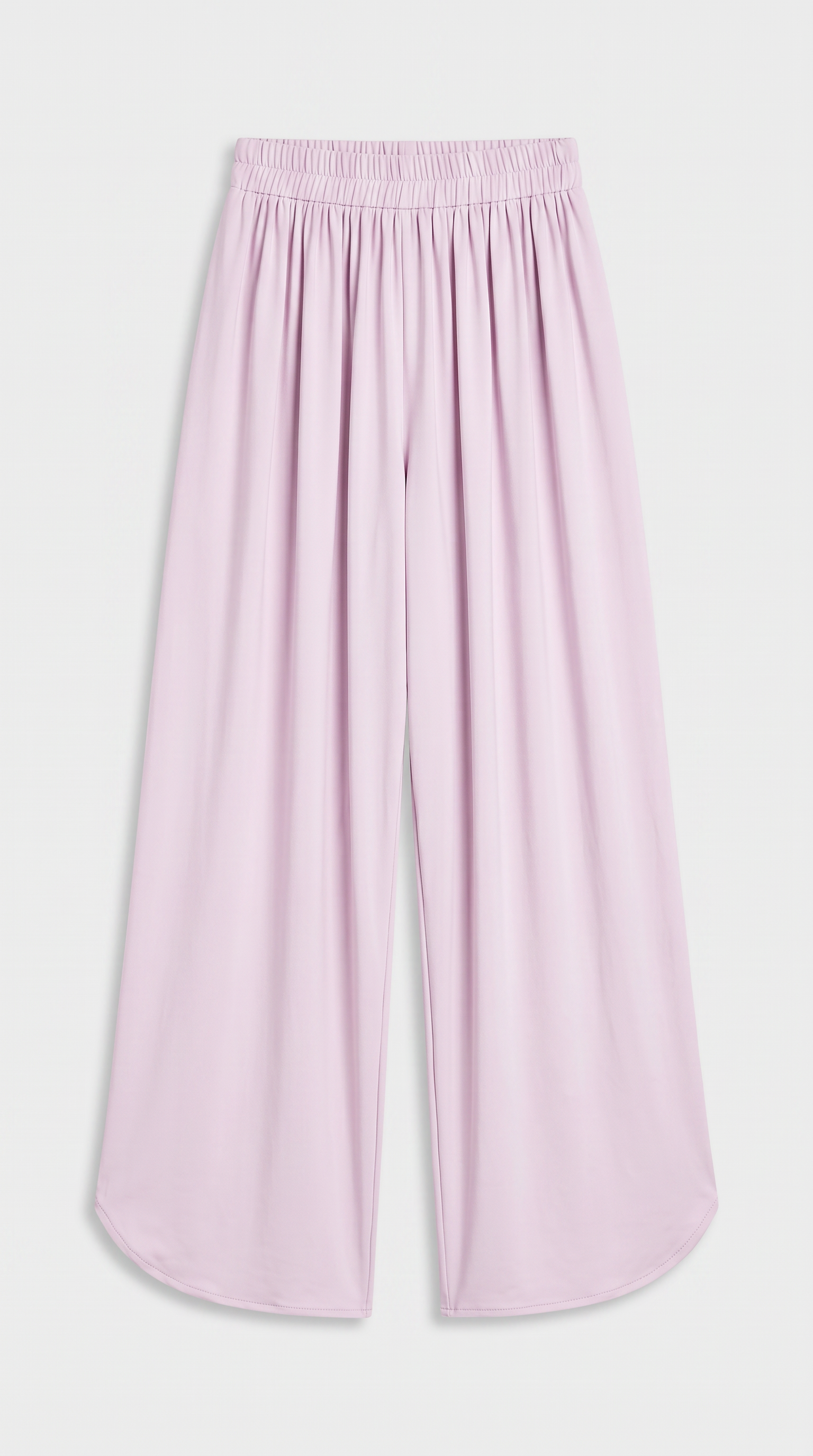 Nasia - Draped Cape Top & Pleated Harem Pants Two-Piece Set Pink