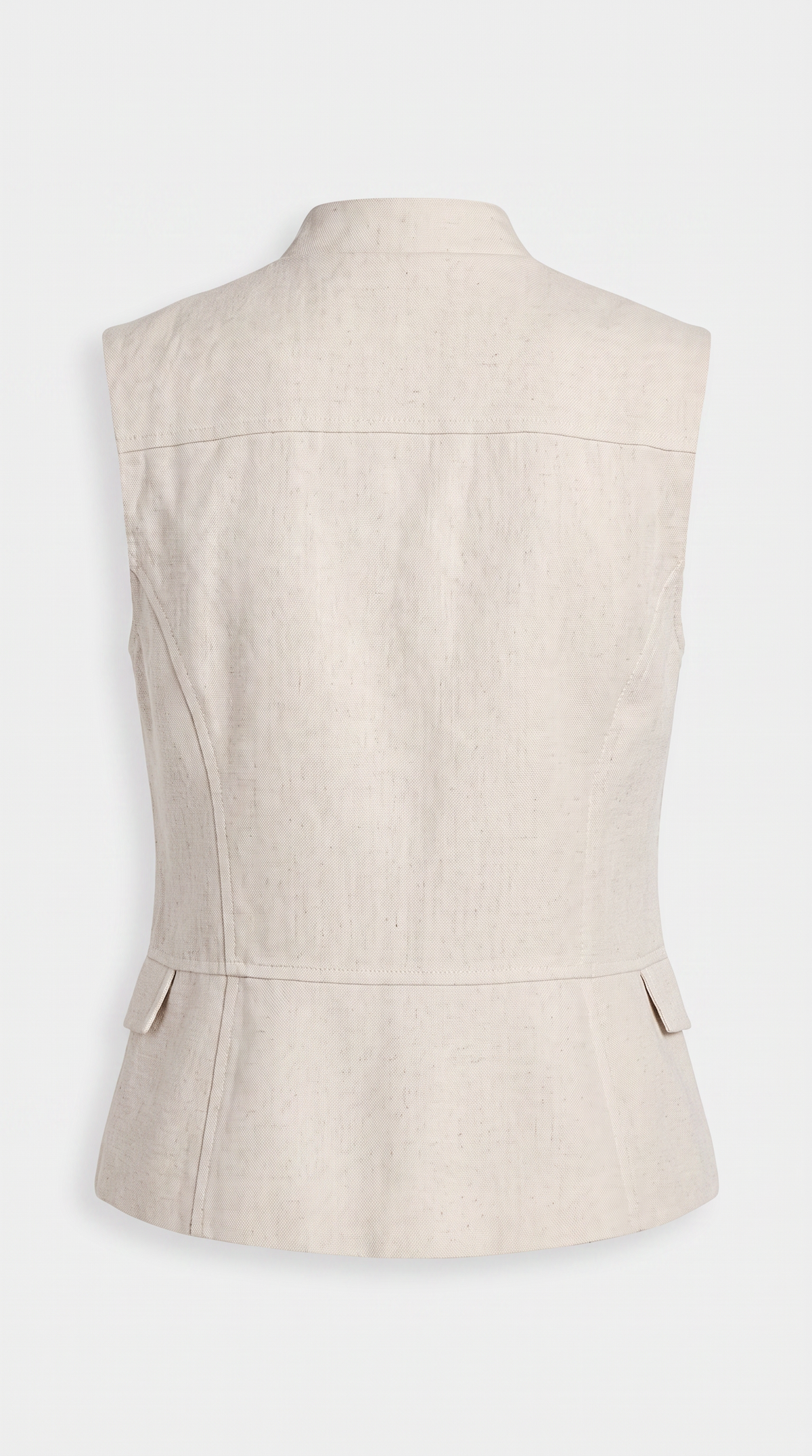 Casi - Military Zipped Vest & Pleated Shorts Set