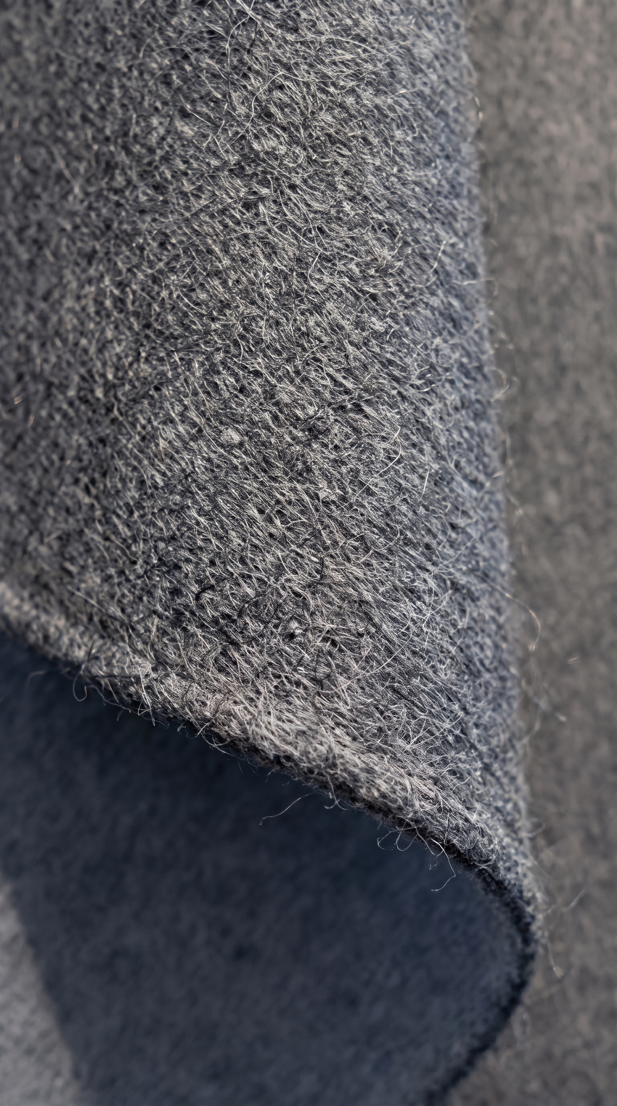 Palladio – Convertible Funnel Neck Cashmere & Silk Blend Wrap Coat Gray